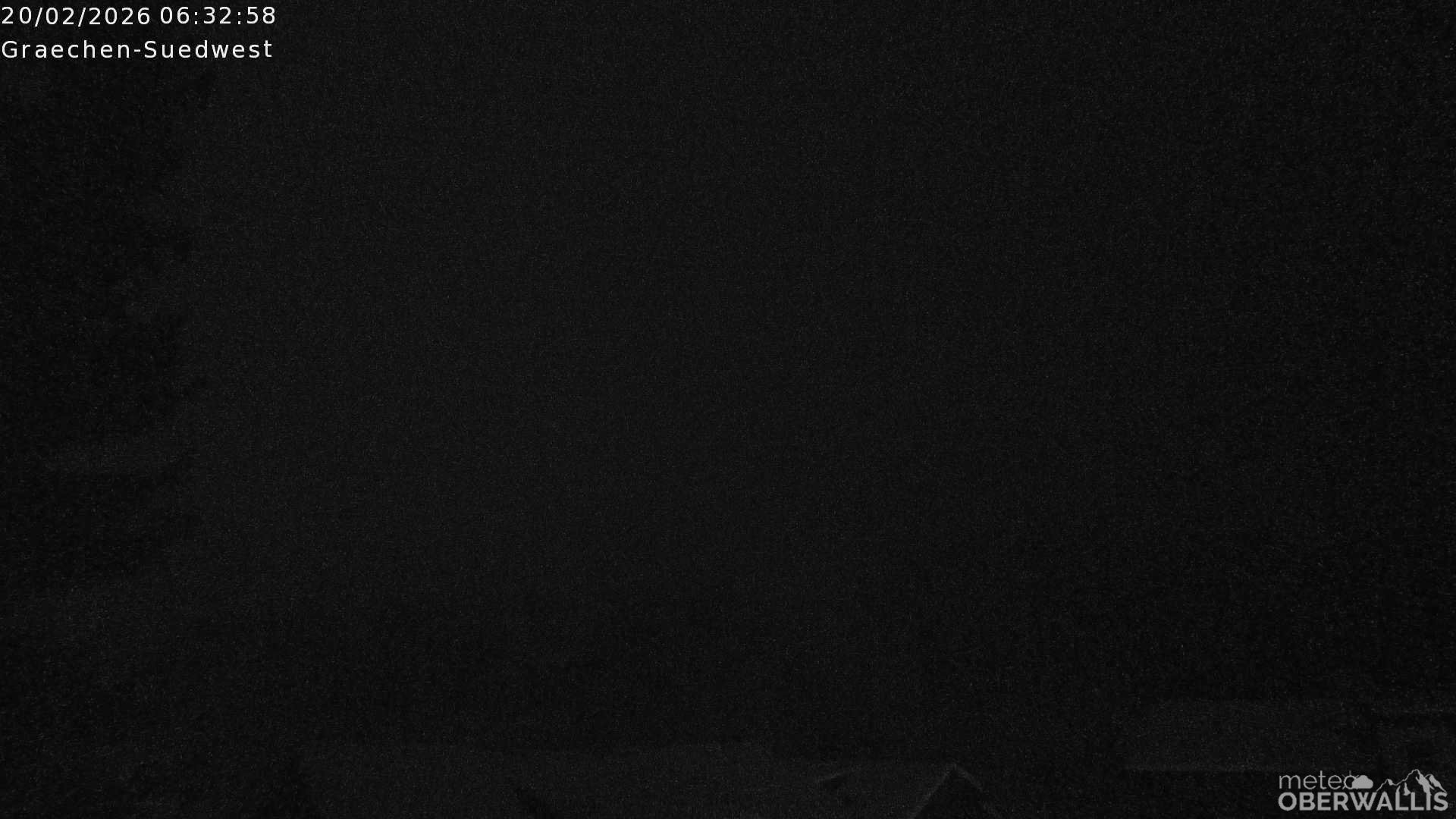 Archiv Foto Webcam Grächen - Blick nach Süd-West