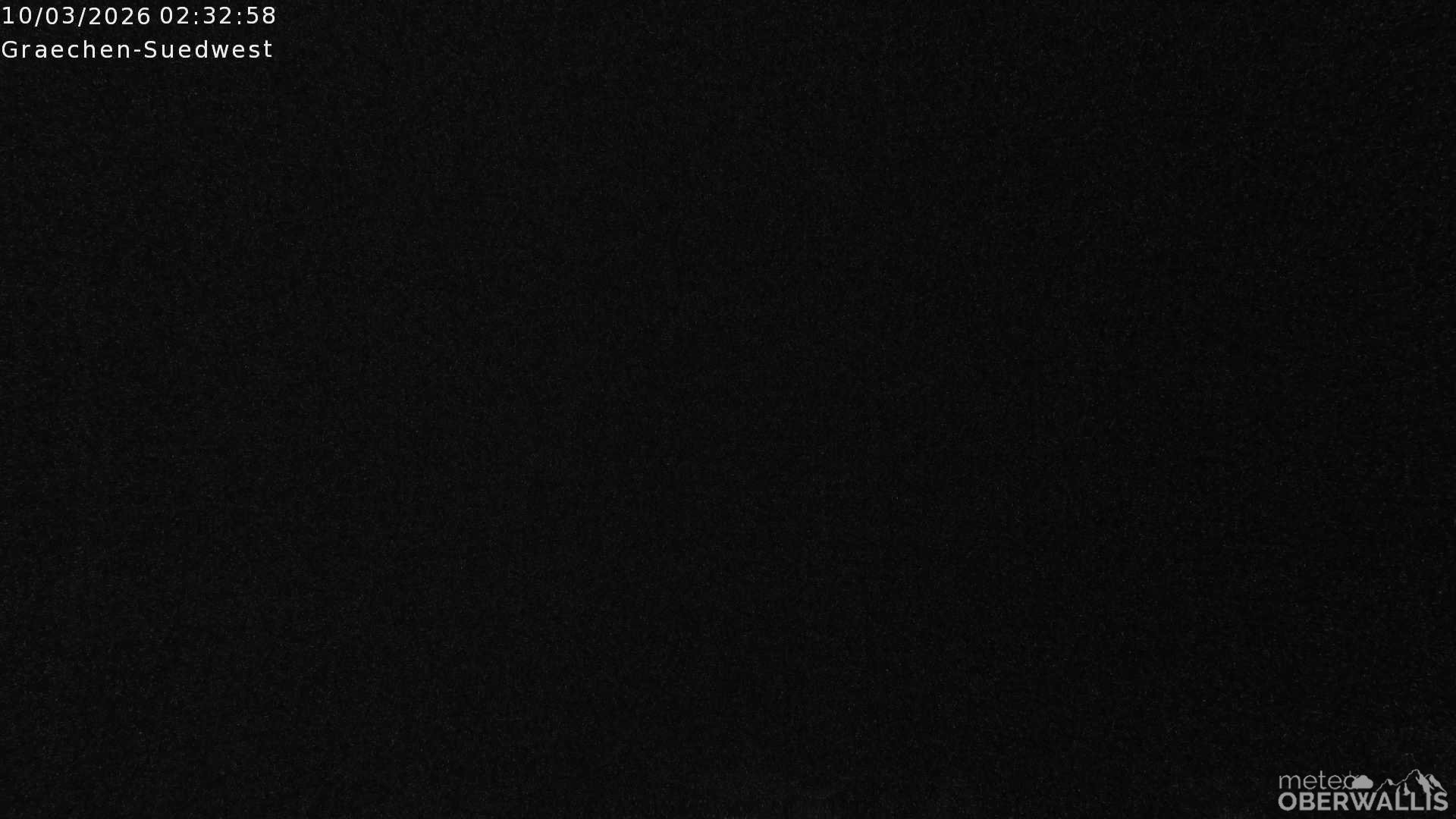 Archiv Foto Webcam Grächen - Blick nach Süd-West