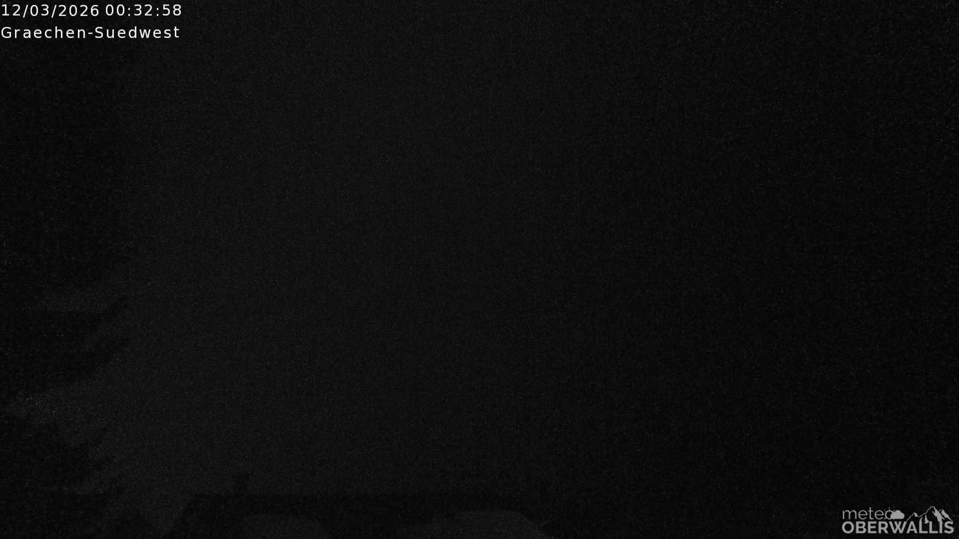 Archiv Foto Webcam Grächen - Blick nach Süd-West