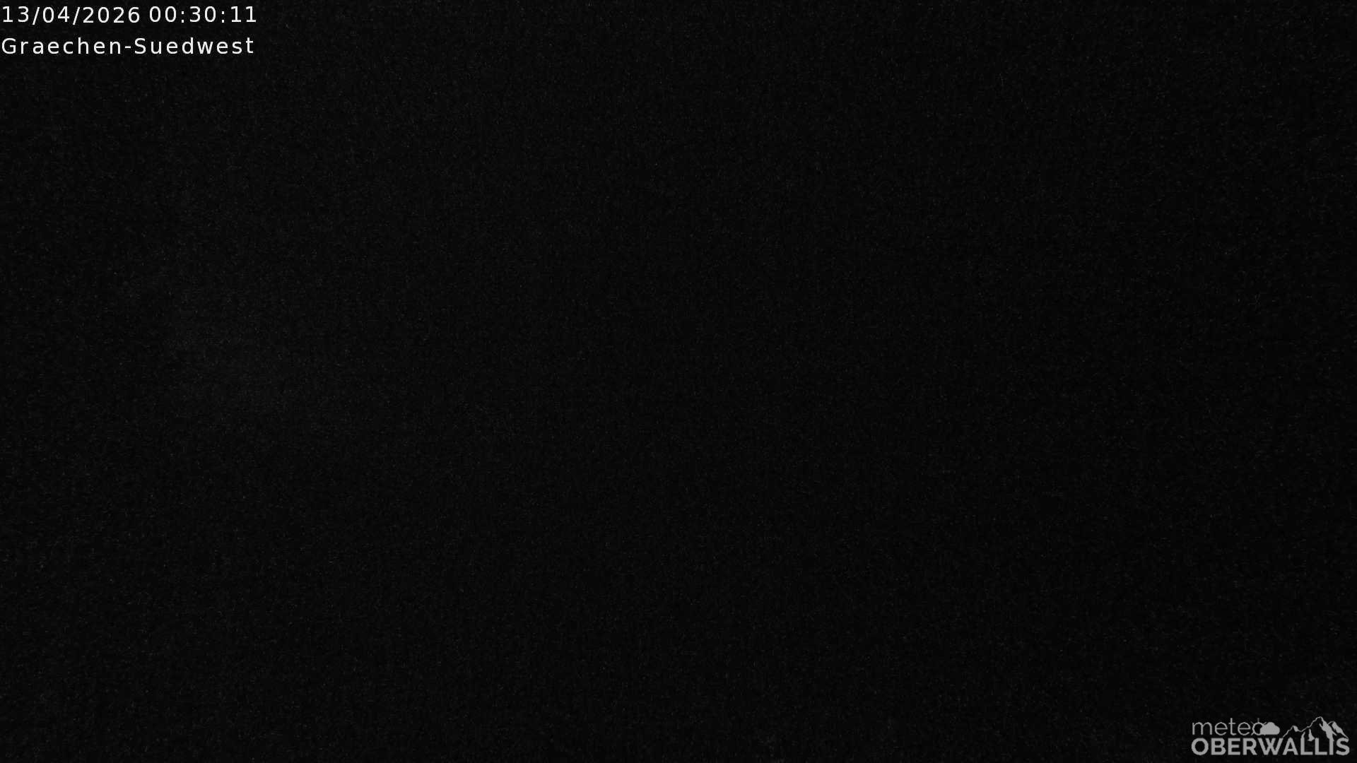 Archiv Foto Webcam Grächen - Blick nach Süd-West