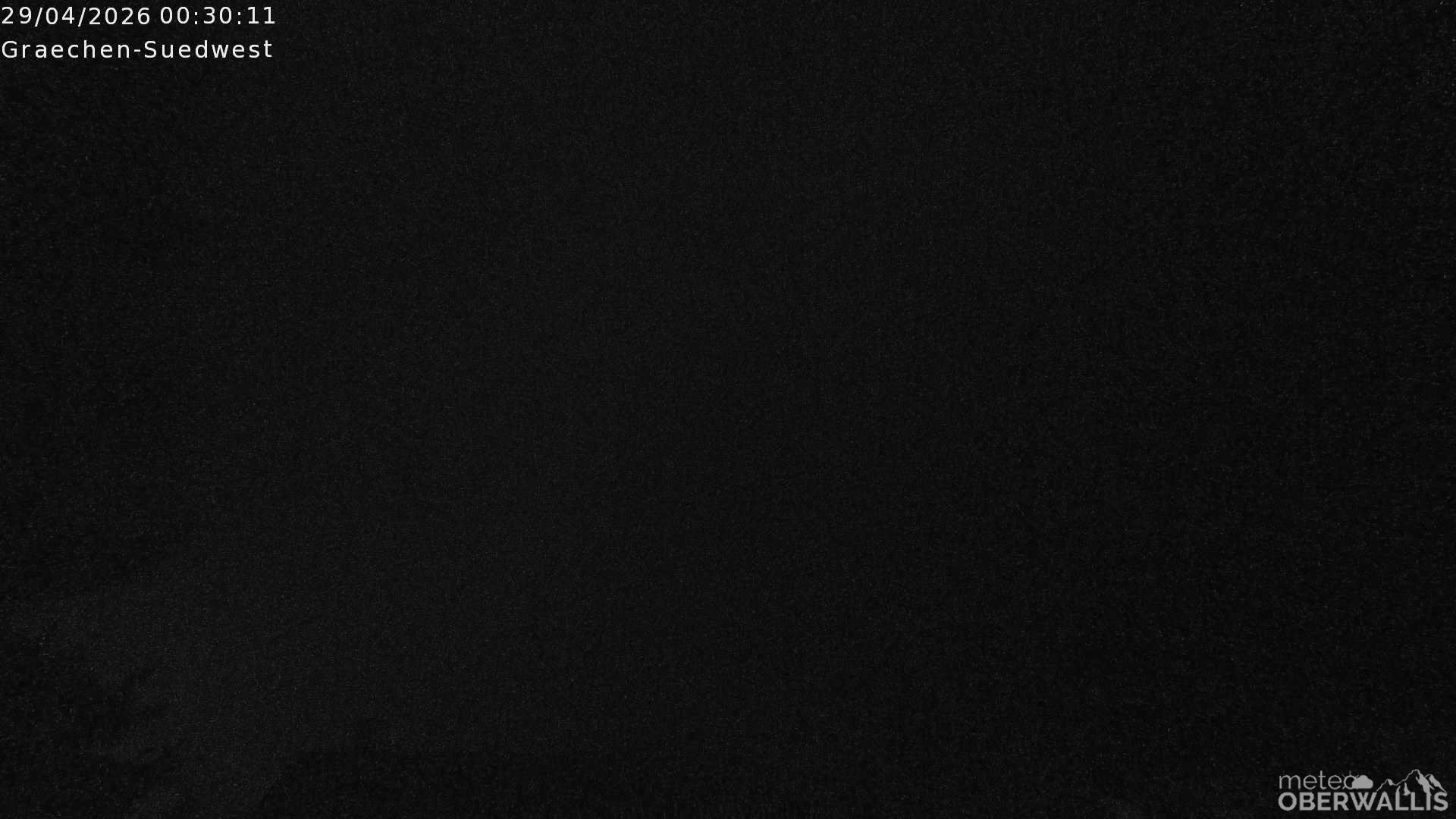 Archiv Foto Webcam Grächen - Blick nach Süd-West