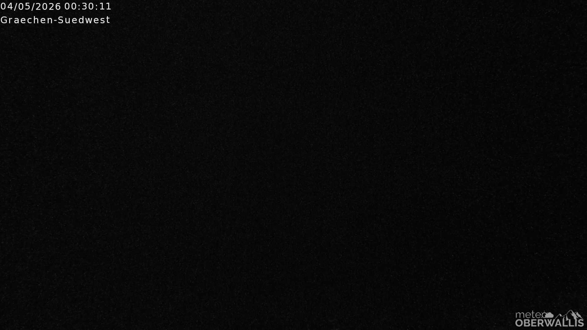 Archiv Foto Webcam Grächen - Blick nach Süd-West