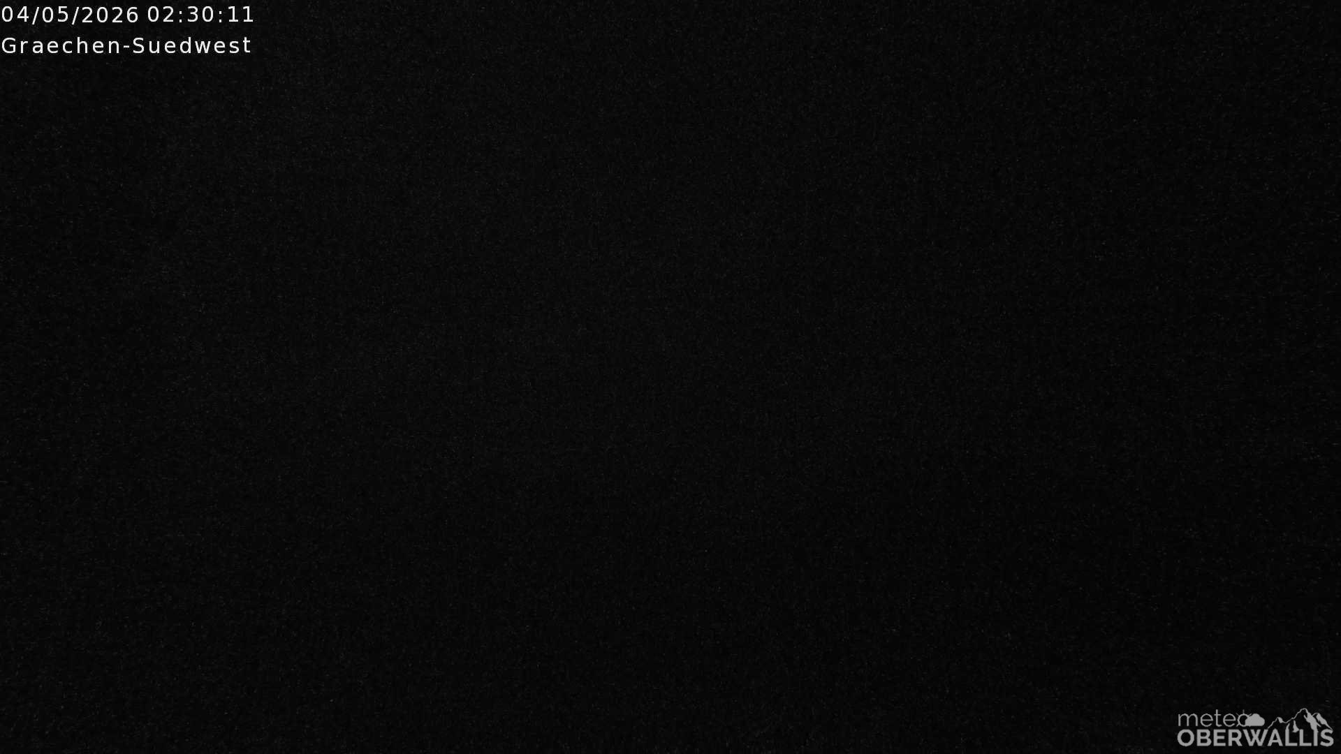 Archiv Foto Webcam Grächen - Blick nach Süd-West