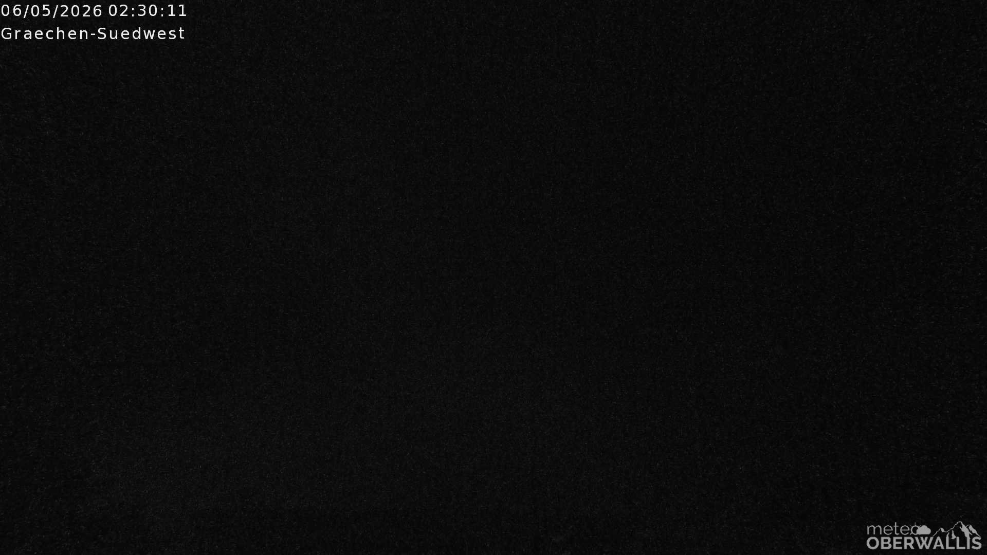 Archiv Foto Webcam Grächen - Blick nach Süd-West