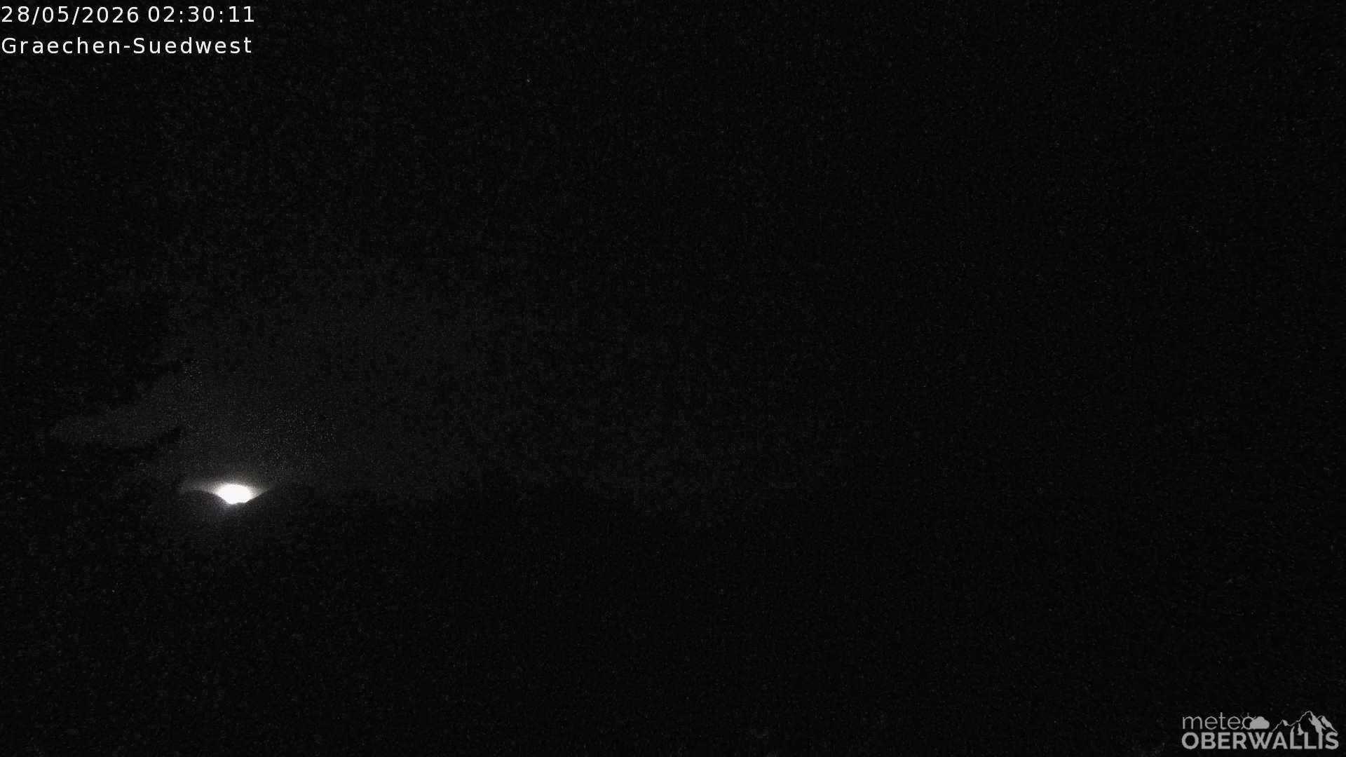 Archiv Foto Webcam Grächen - Blick nach Süd-West