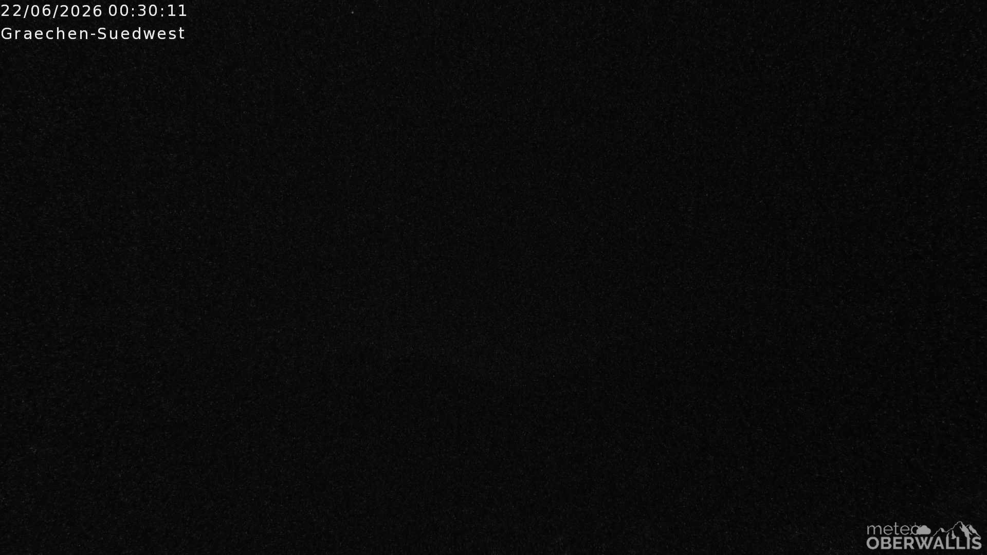 Archiv Foto Webcam Grächen - Blick nach Süd-West