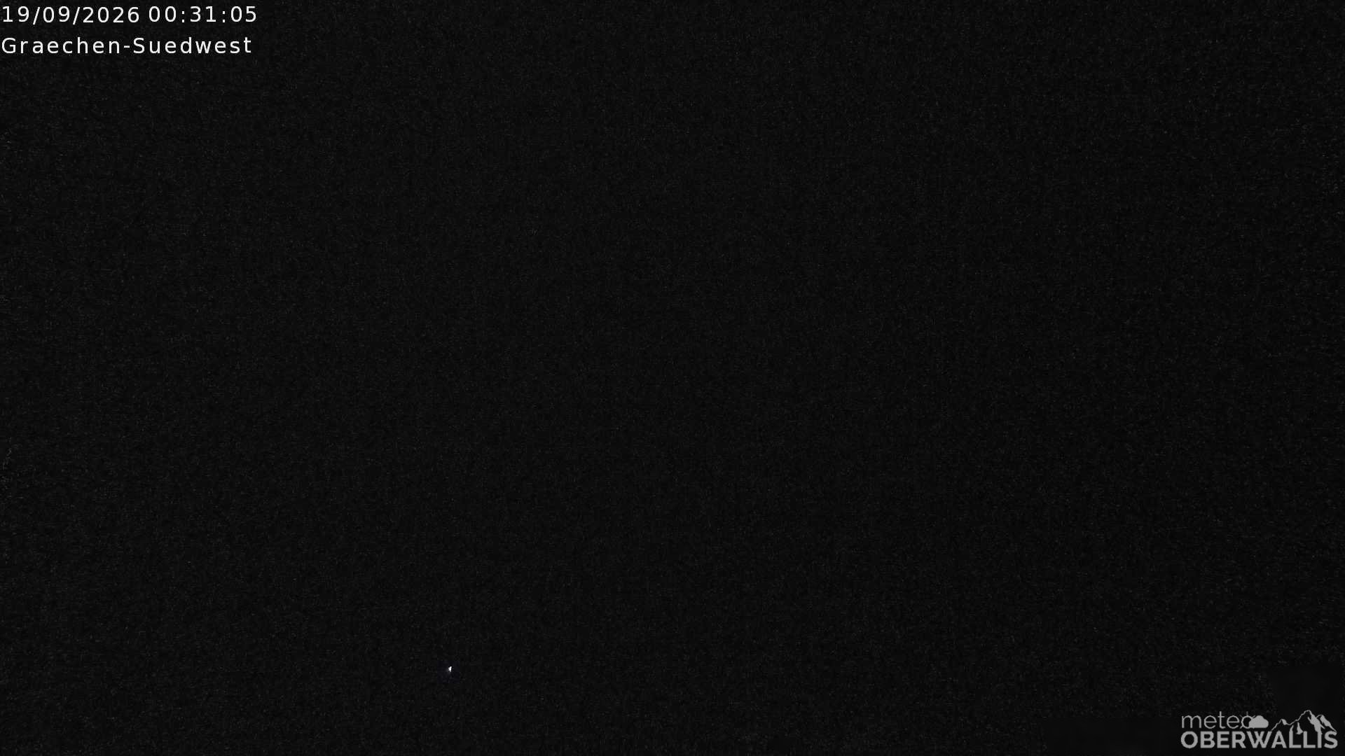 Archiv Foto Webcam Grächen - Blick nach Süd-West