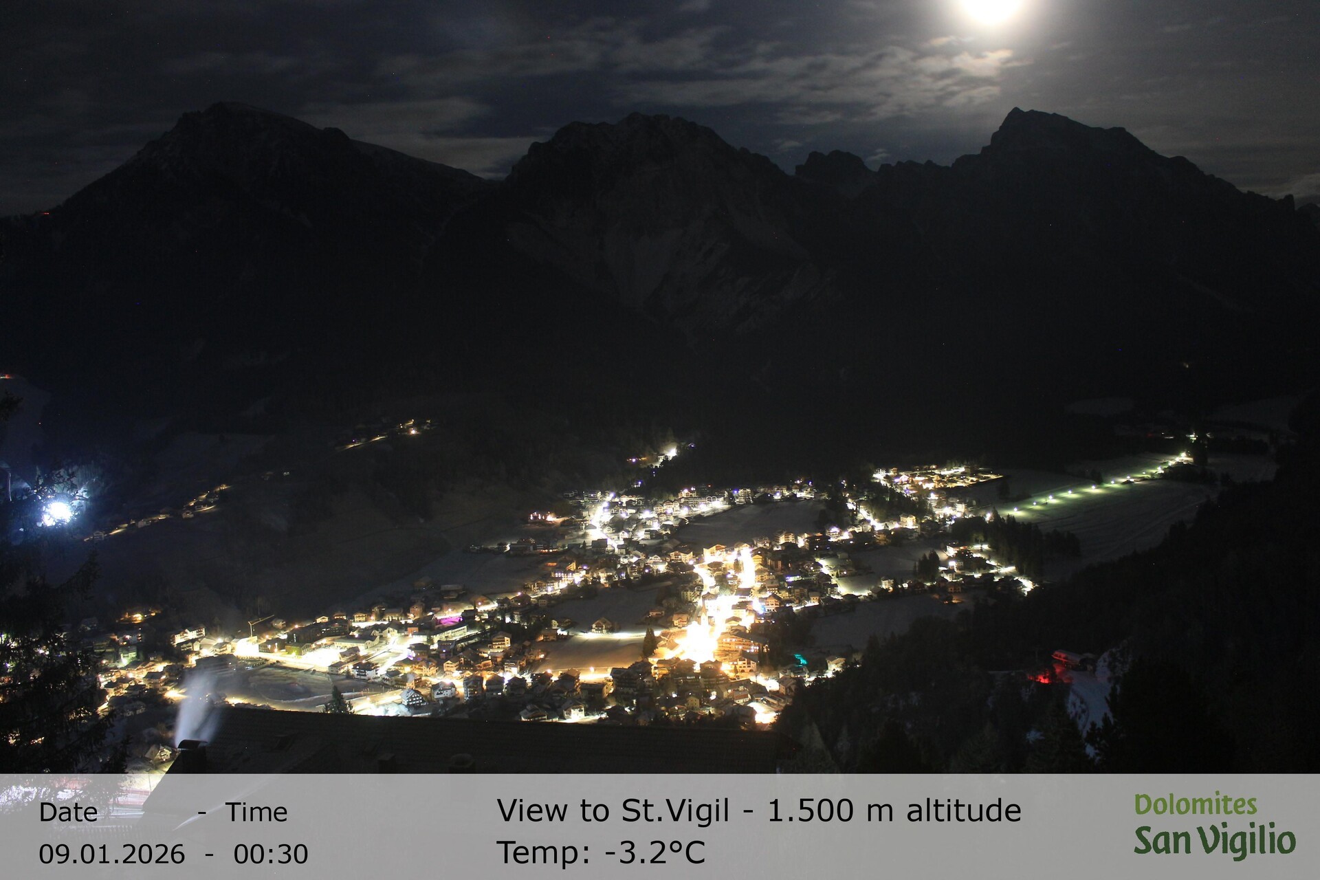 Archived image Webcam San Vigilio in South Tyrol at 1.500 m