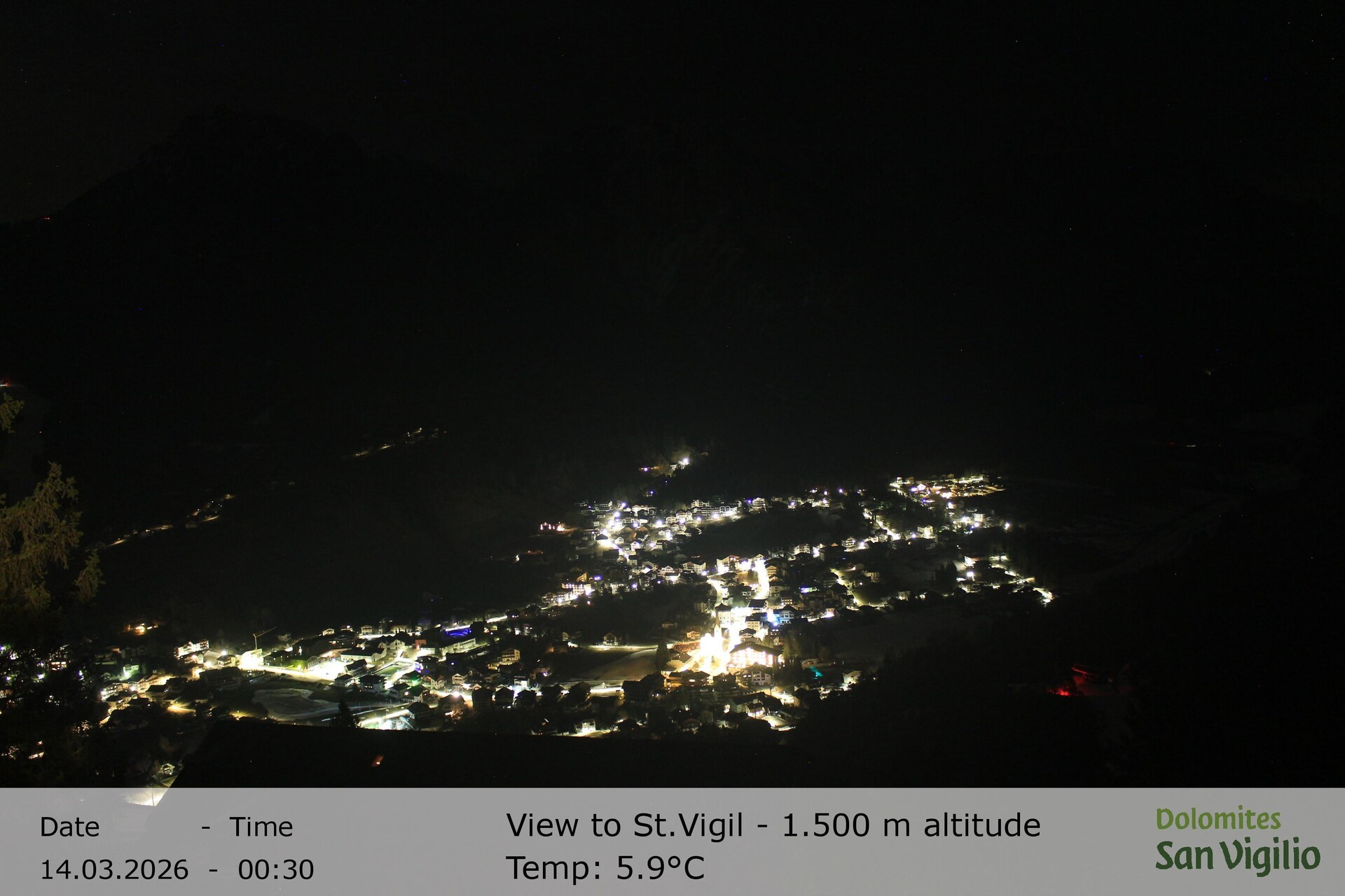 Archived image Webcam San Vigilio in South Tyrol at 1.500 m