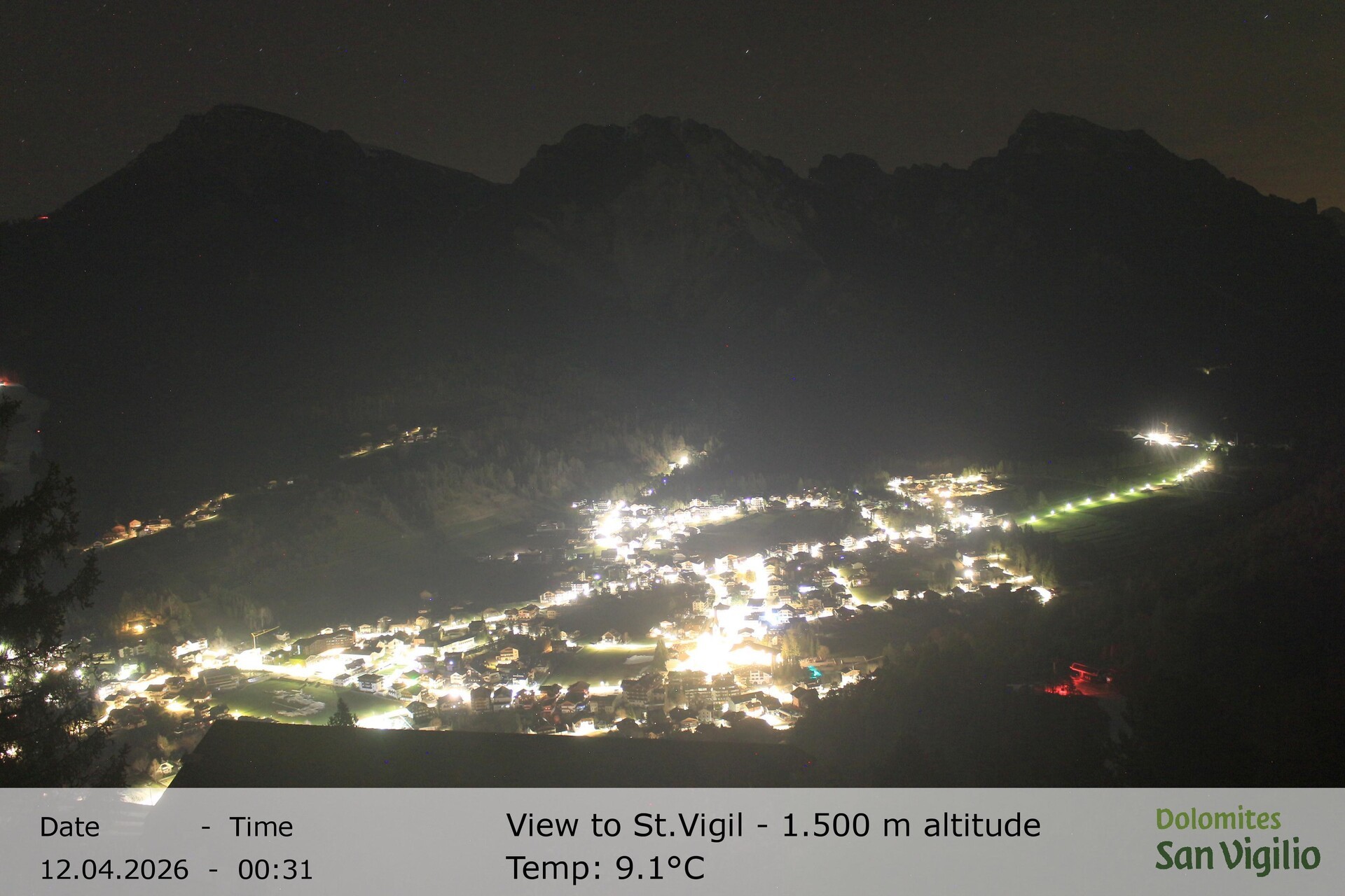 Archived image Webcam San Vigilio in South Tyrol at 1.500 m