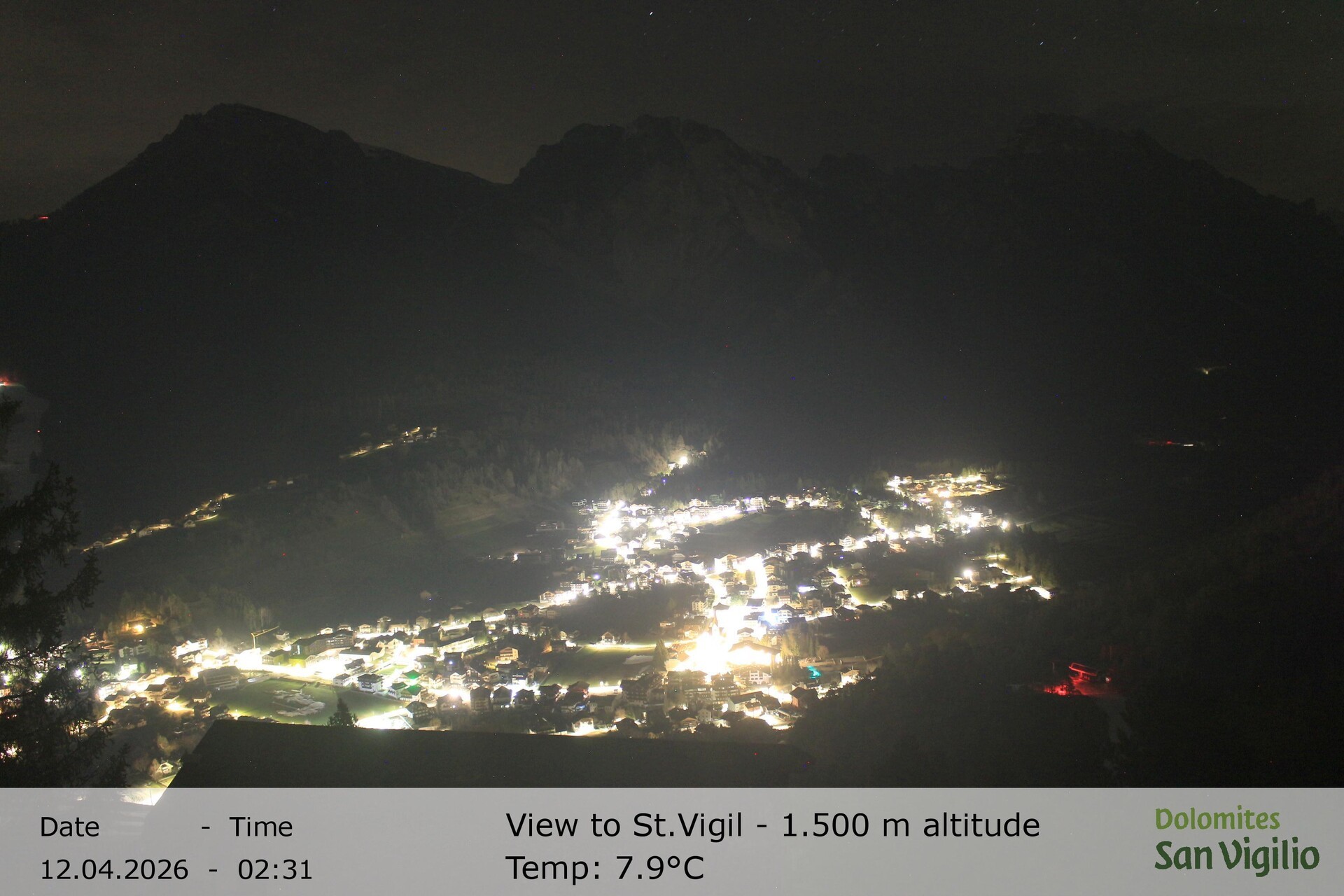 Archived image Webcam San Vigilio in South Tyrol at 1.500 m
