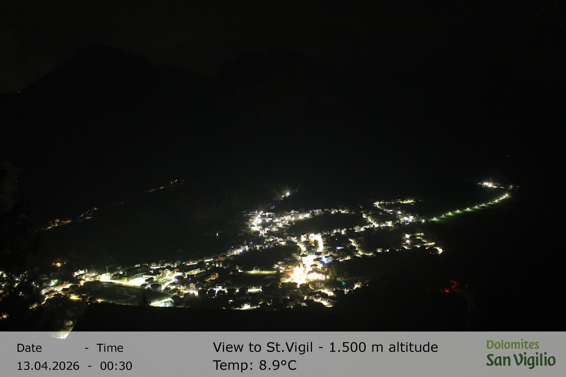Archived image Webcam San Vigilio in South Tyrol at 1.500 m