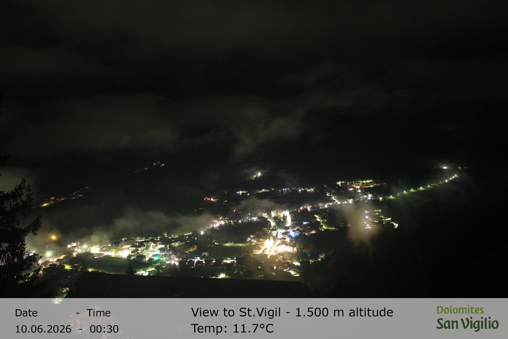 Archived image Webcam San Vigilio in South Tyrol at 1.500 m