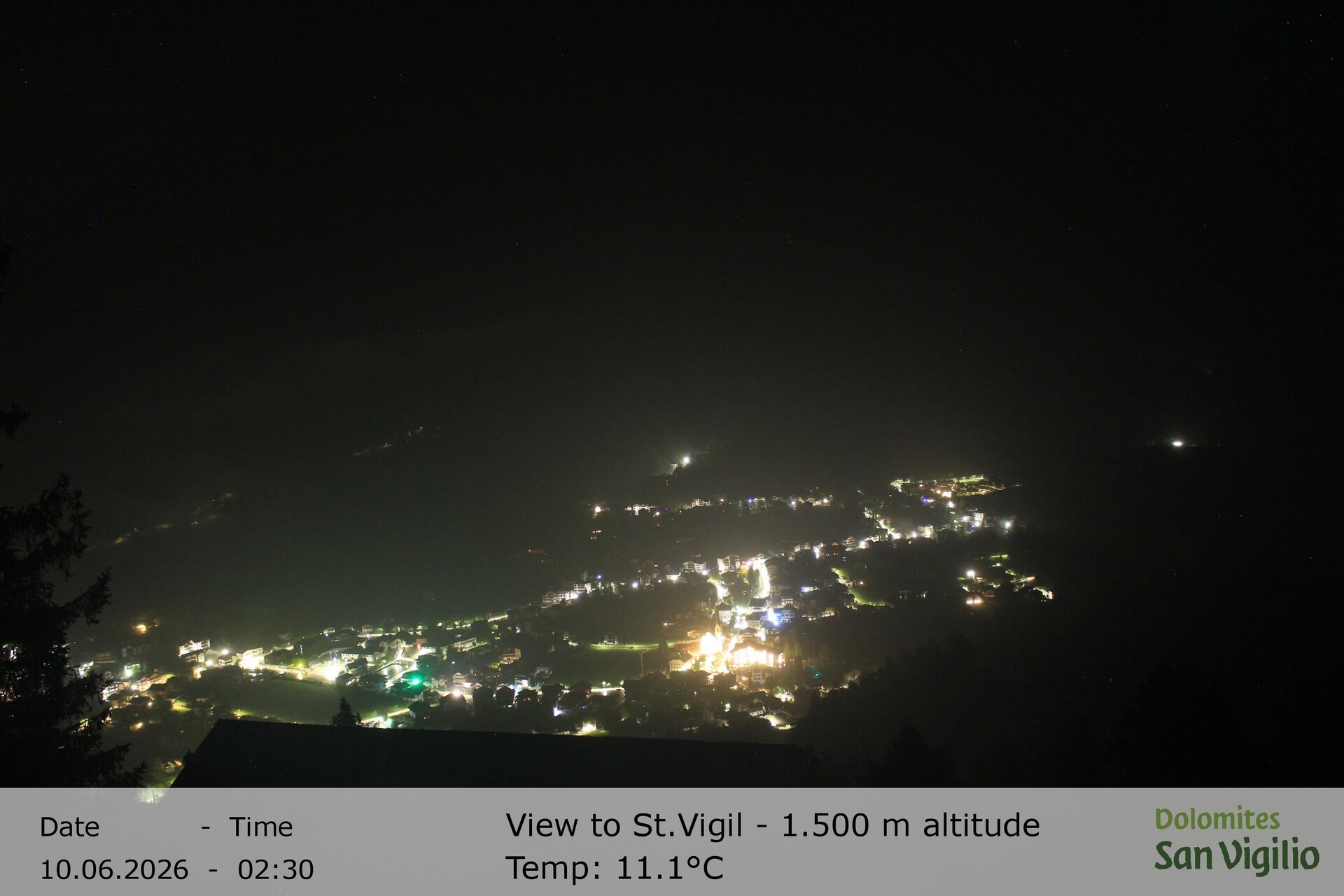 Archived image Webcam San Vigilio in South Tyrol at 1.500 m