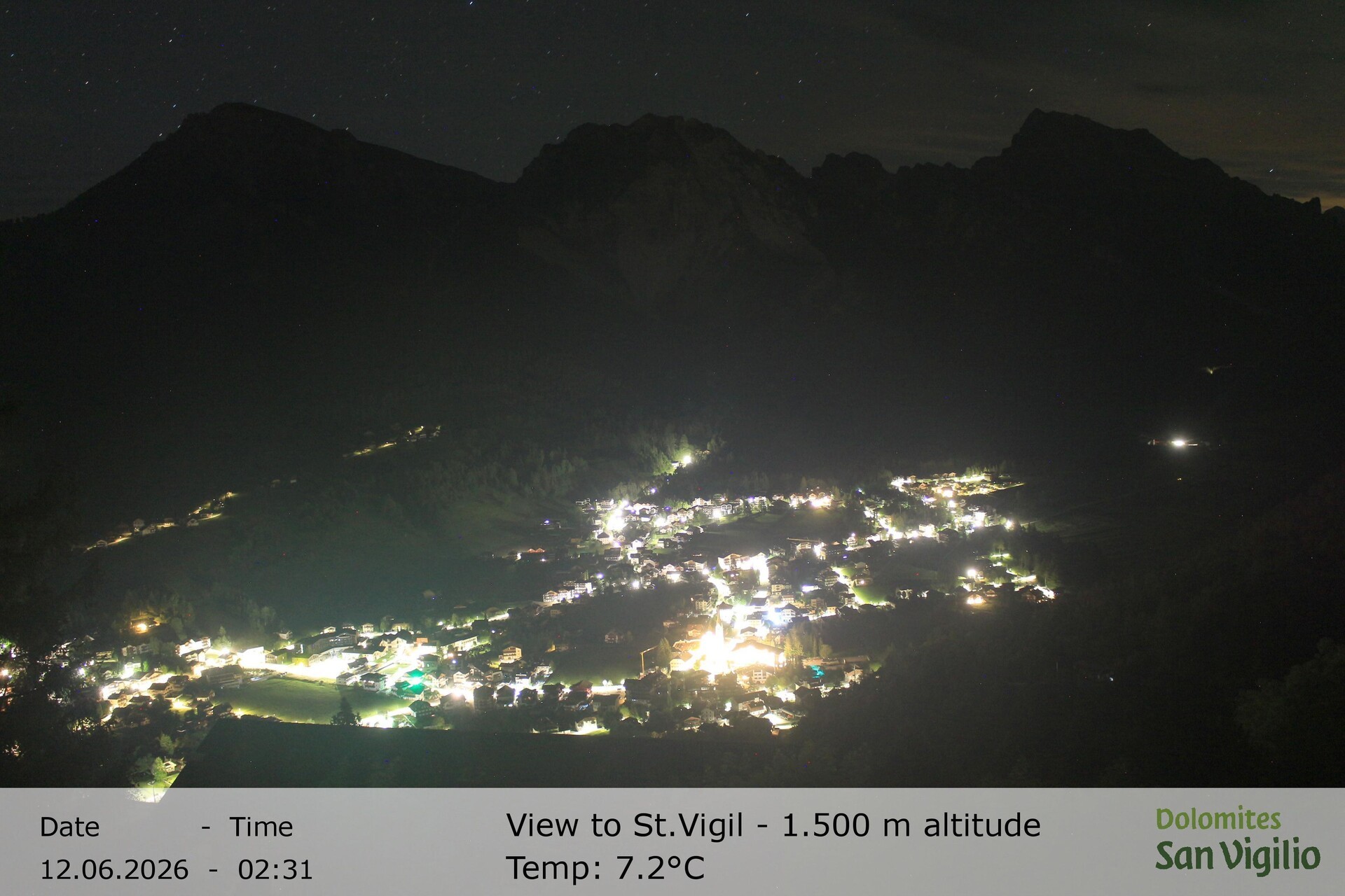 Archived image Webcam San Vigilio in South Tyrol at 1.500 m