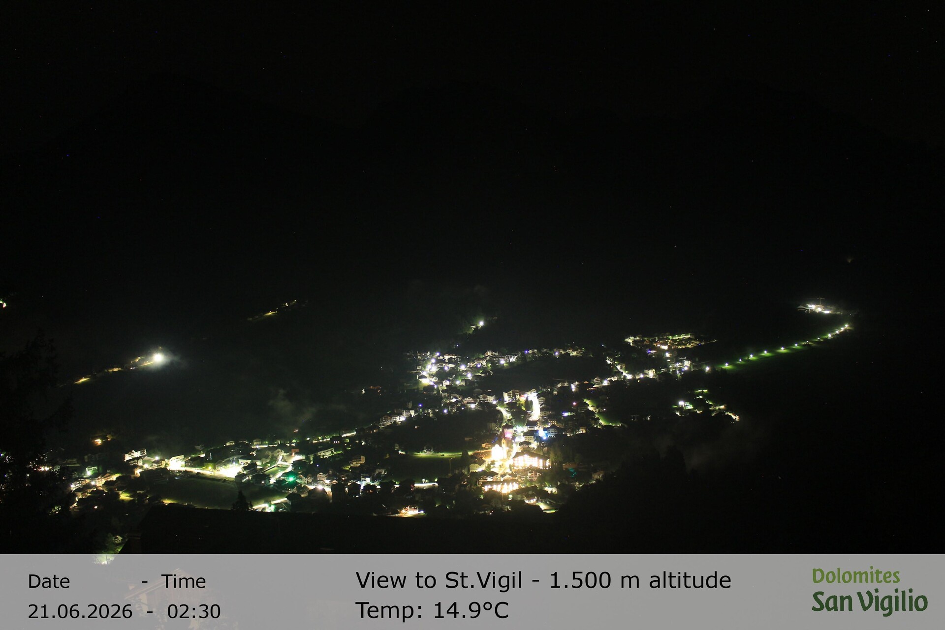 Archived image Webcam San Vigilio in South Tyrol at 1.500 m