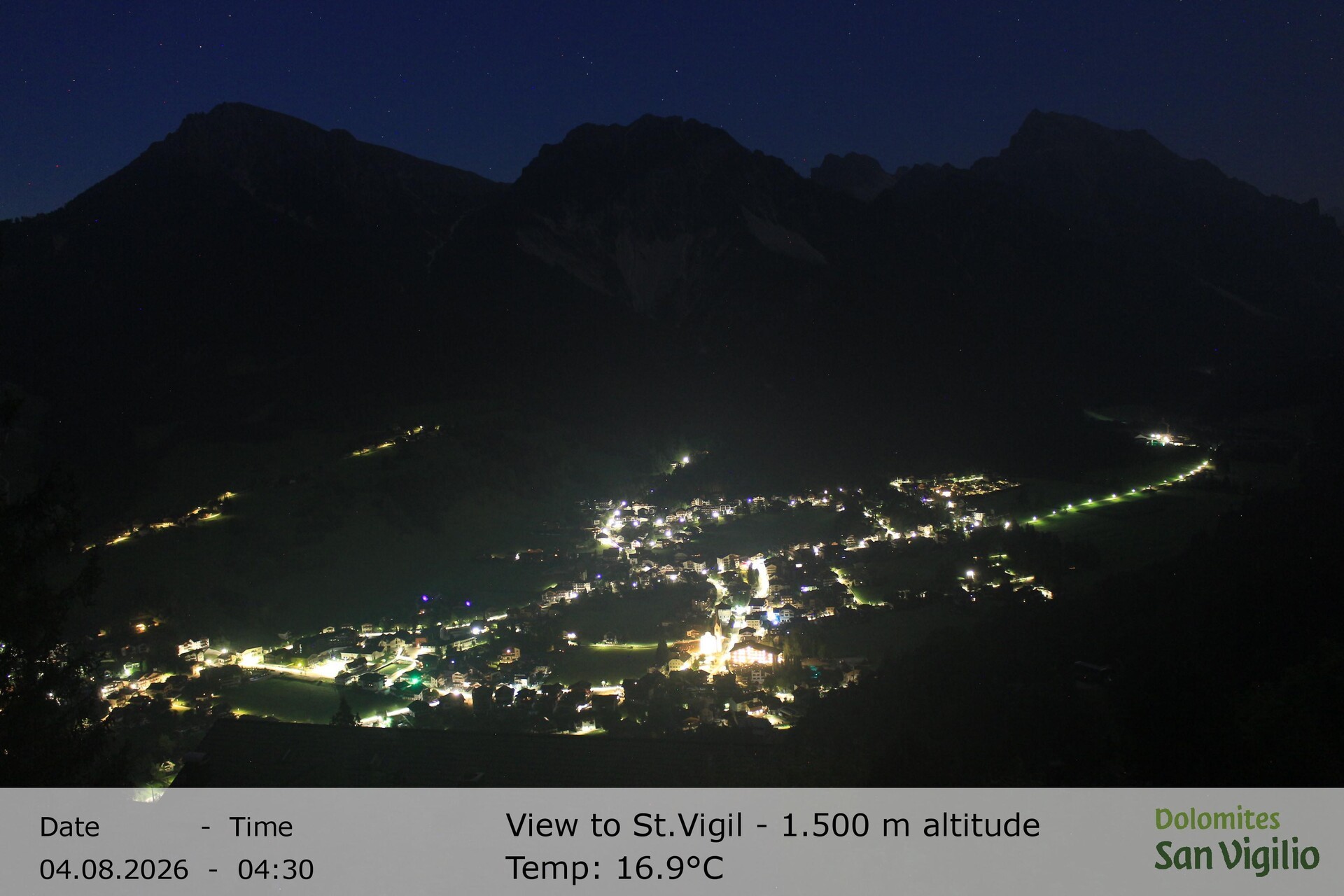 Archived image Webcam San Vigilio in South Tyrol at 1.500 m