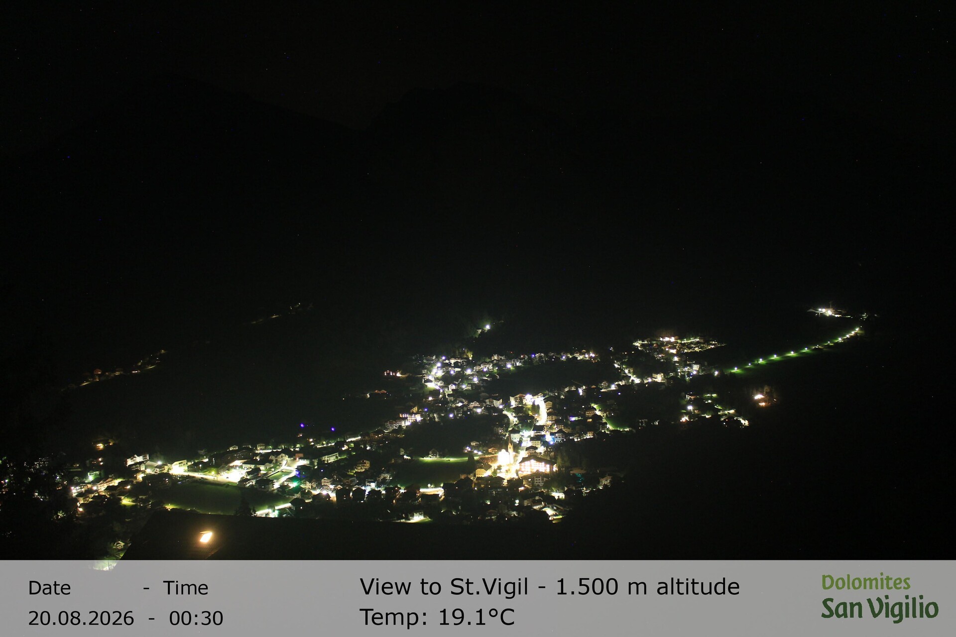 Archived image Webcam San Vigilio in South Tyrol at 1.500 m