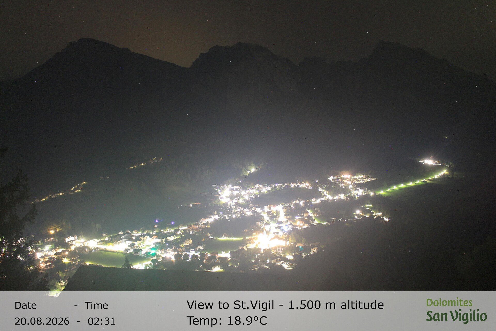 Archived image Webcam San Vigilio in South Tyrol at 1.500 m