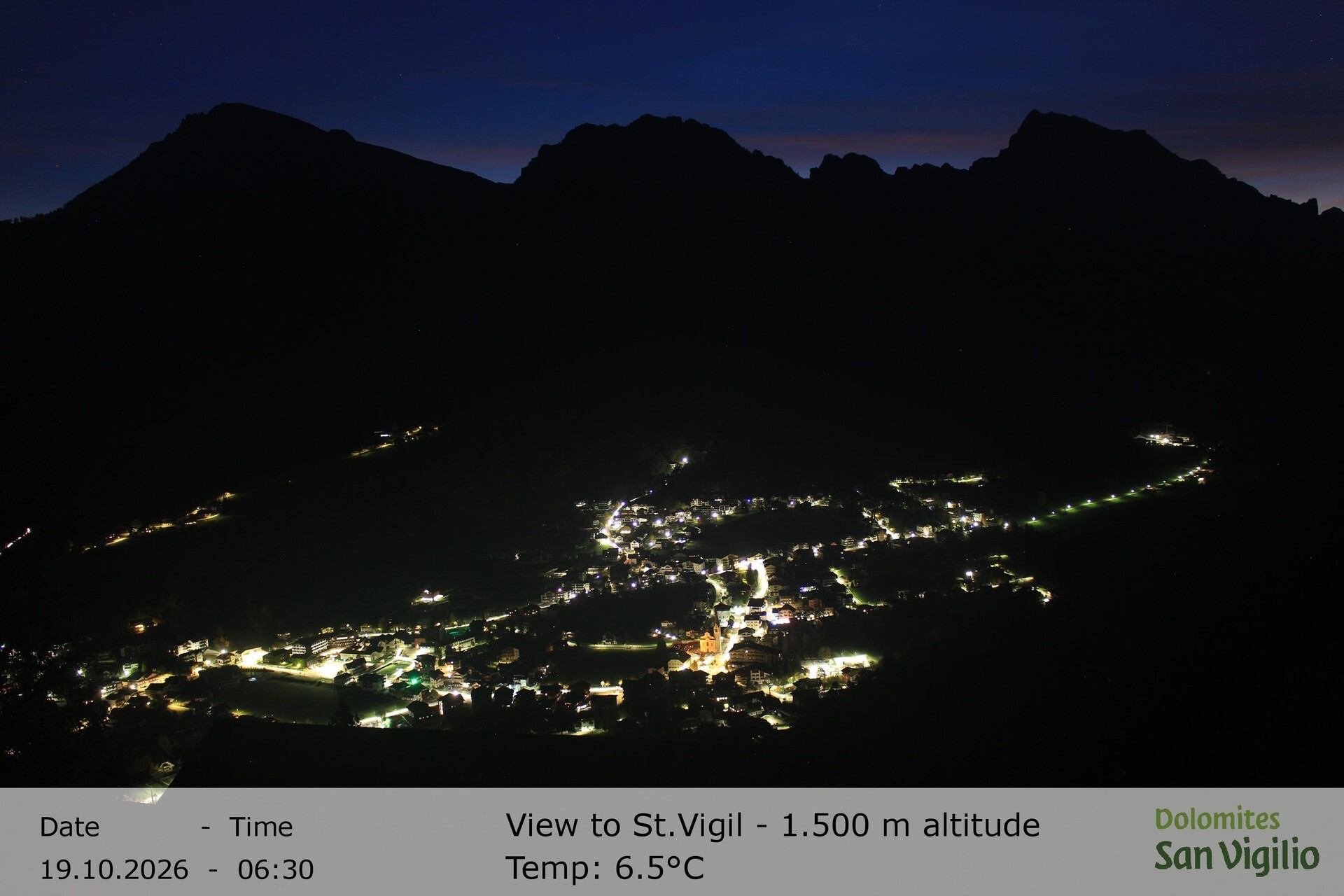 Archived image Webcam San Vigilio in South Tyrol at 1.500 m