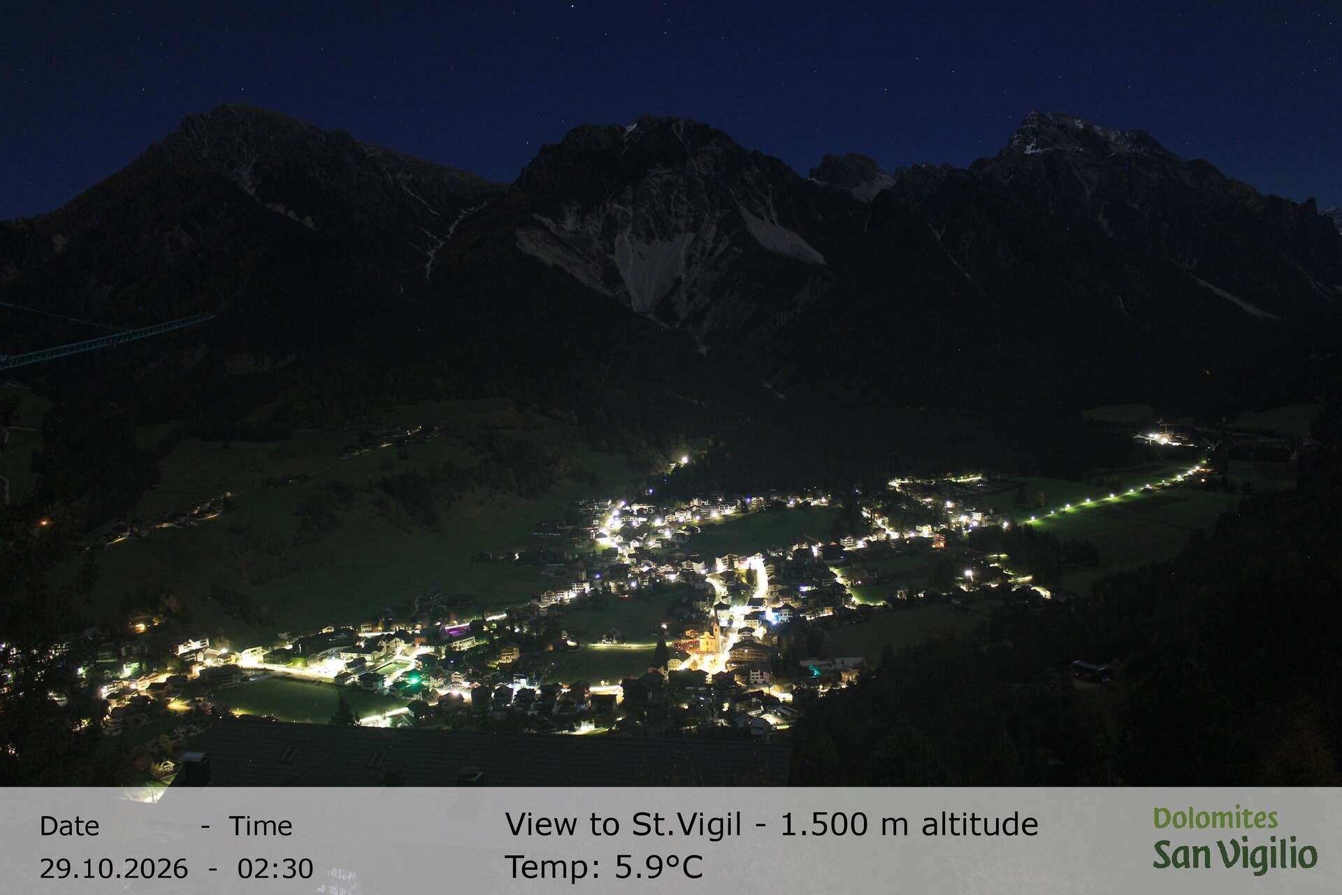 Archived image Webcam San Vigilio in South Tyrol at 1.500 m