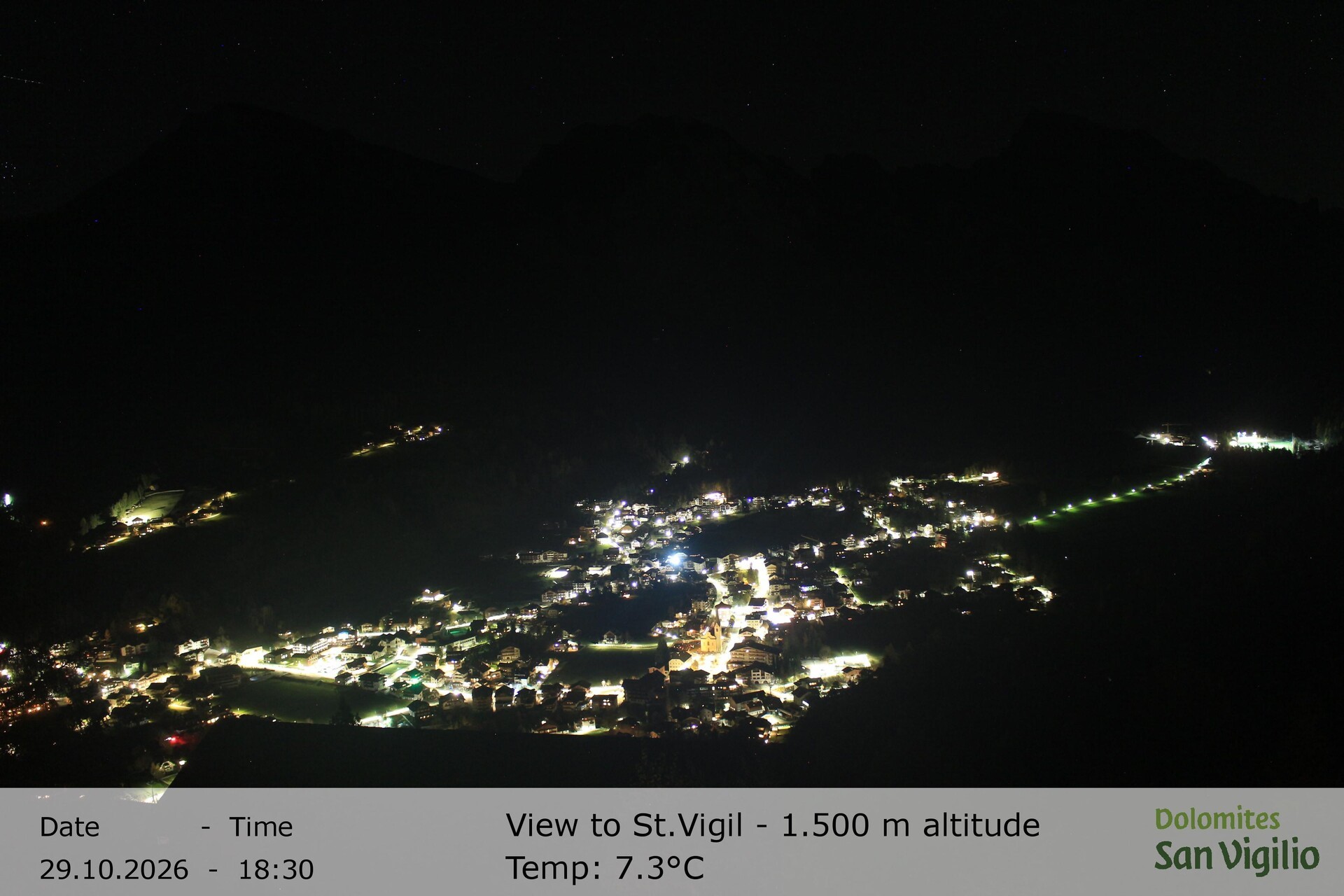 Archived image Webcam San Vigilio in South Tyrol at 1.500 m