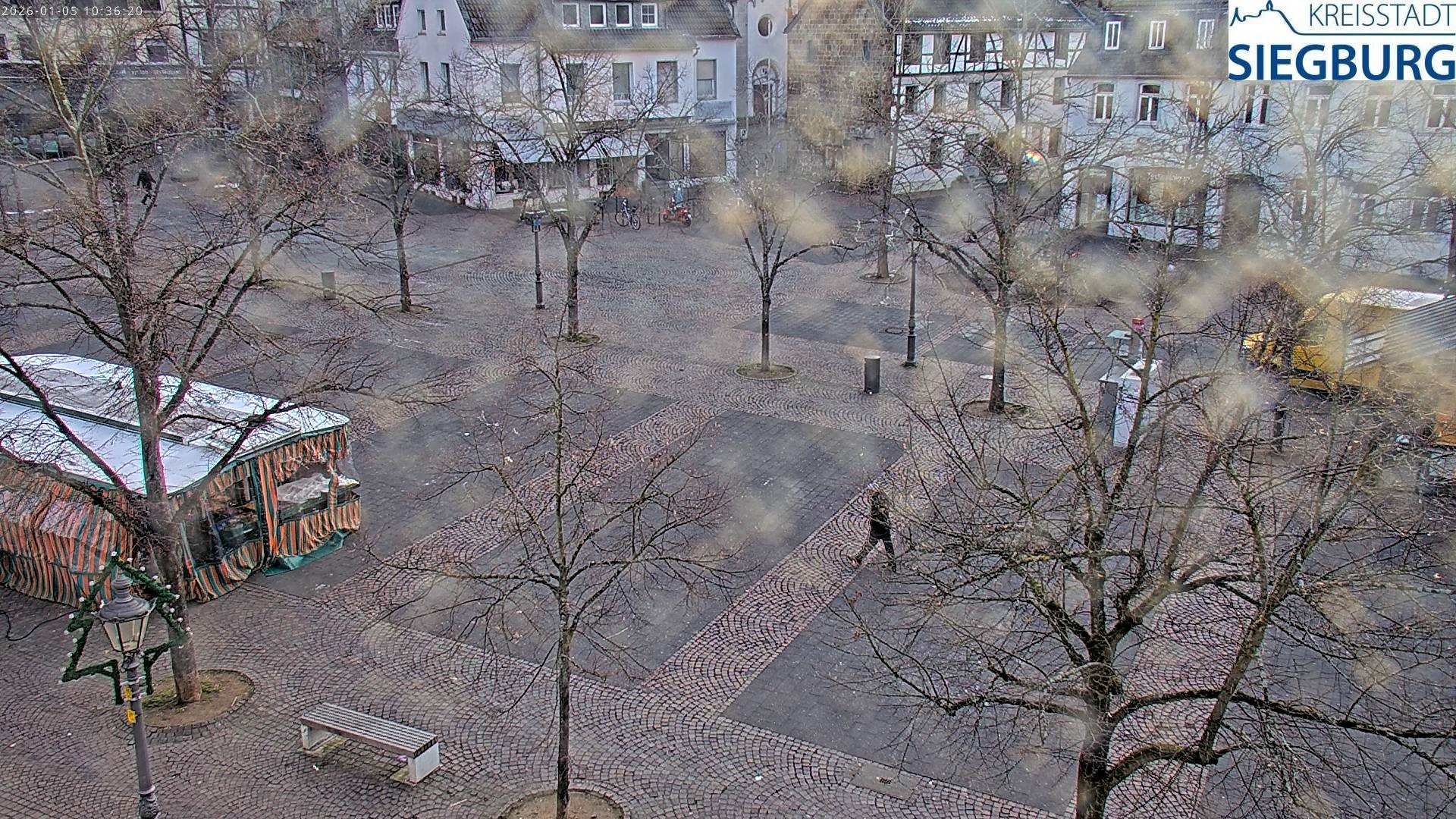 Archiv Foto Webcam Siegburg (Nordrhein-Westfalen) - Blick auf Marktplatz