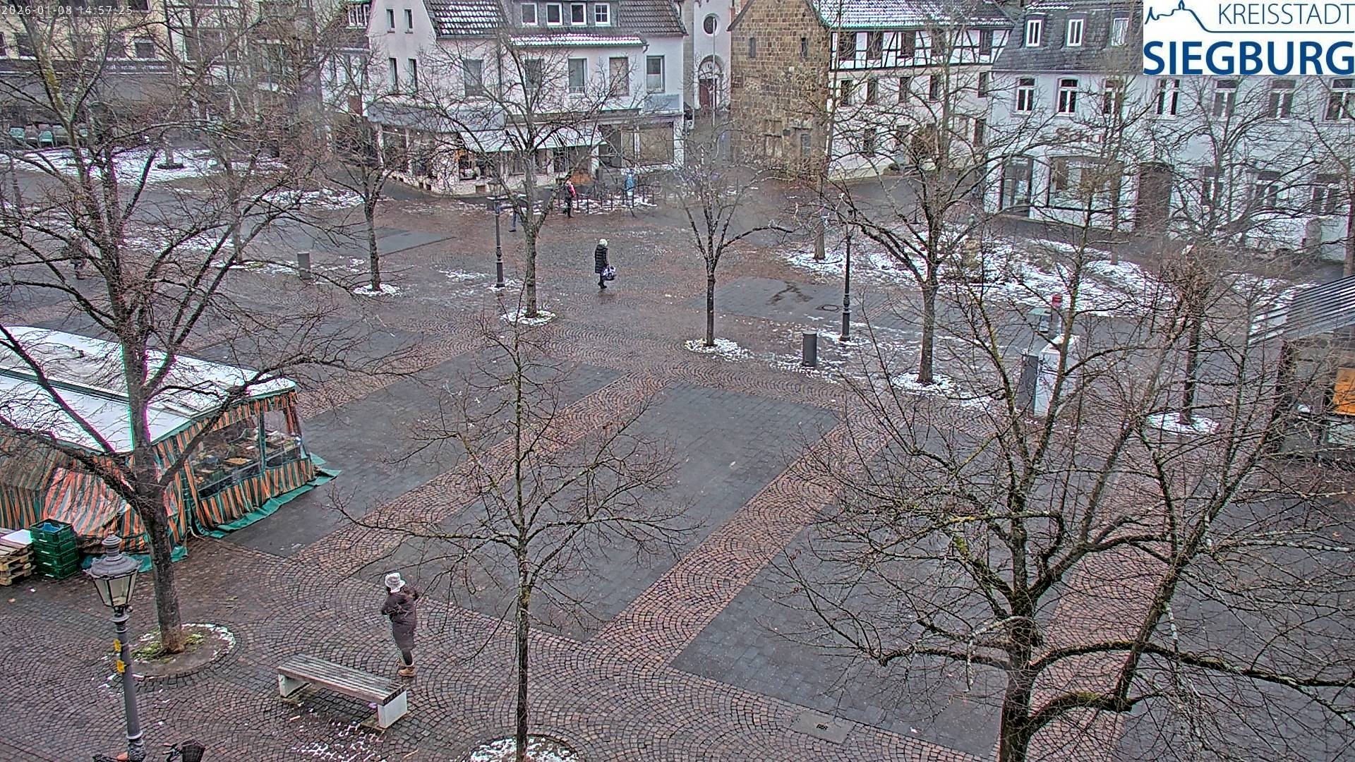 Archiv Foto Webcam Siegburg (Nordrhein-Westfalen) - Blick auf Marktplatz