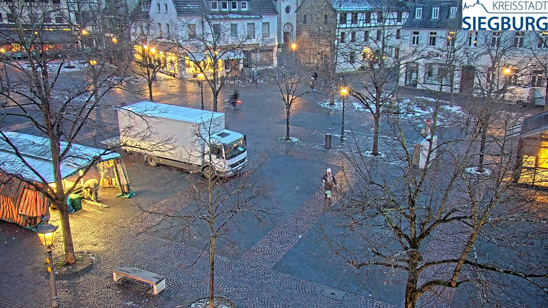 Archiv Foto Webcam Siegburg (Nordrhein-Westfalen) - Blick auf Marktplatz