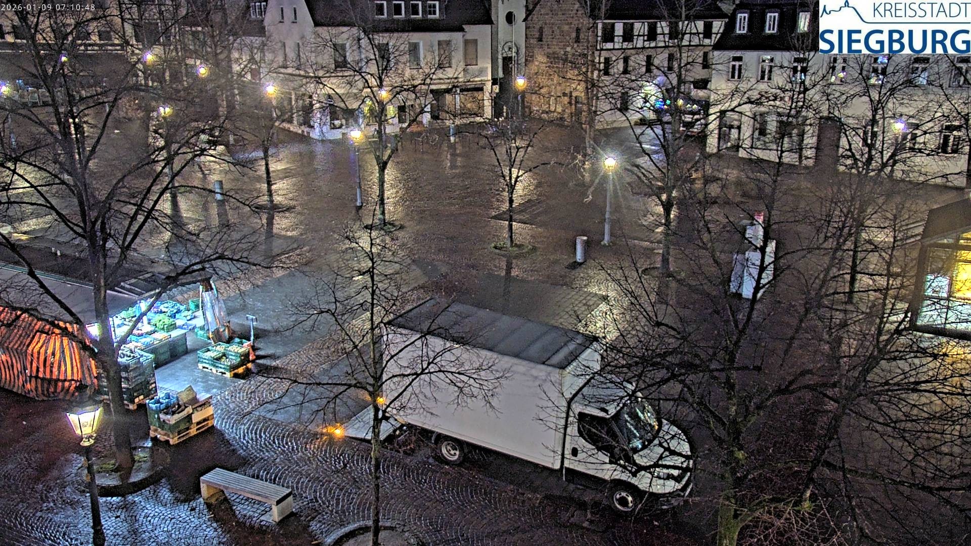 Archiv Foto Webcam Siegburg (Nordrhein-Westfalen) - Blick auf Marktplatz