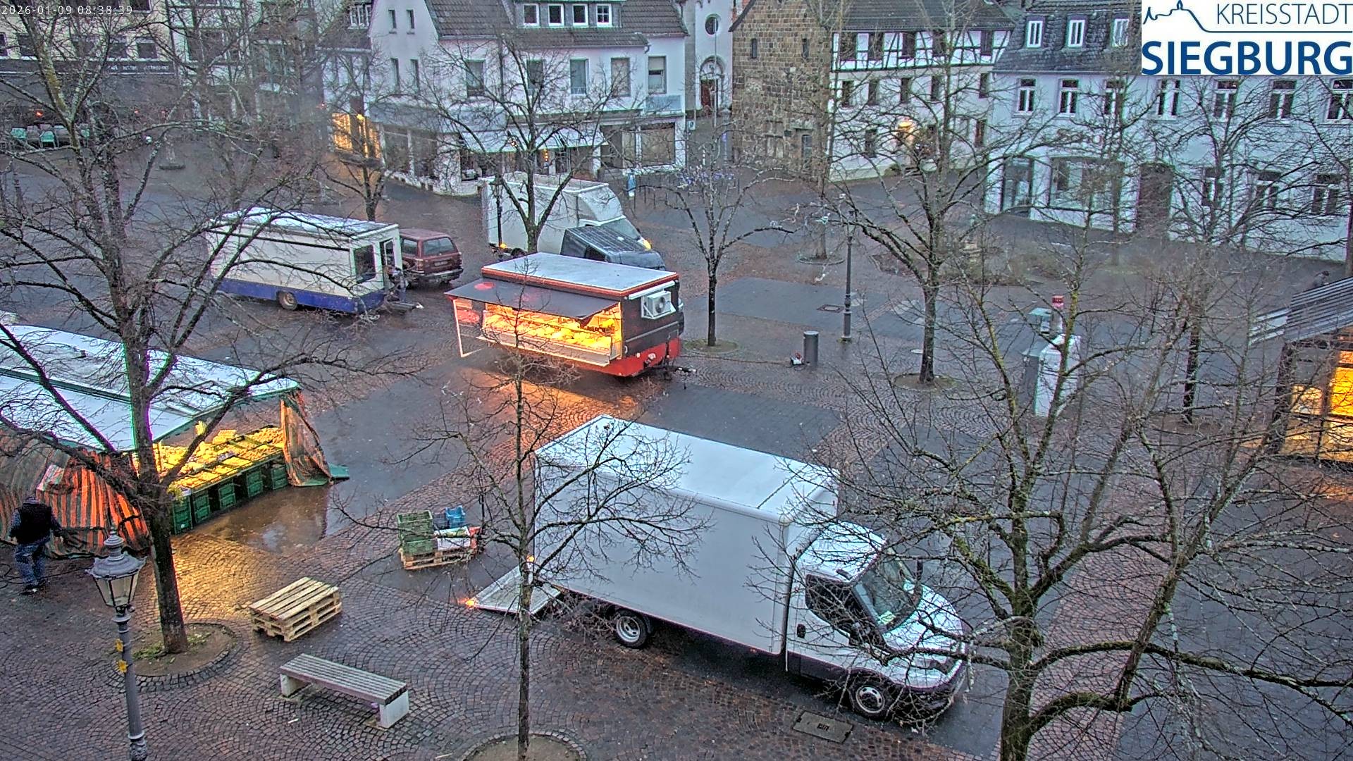 Archiv Foto Webcam Siegburg (Nordrhein-Westfalen) - Blick auf Marktplatz