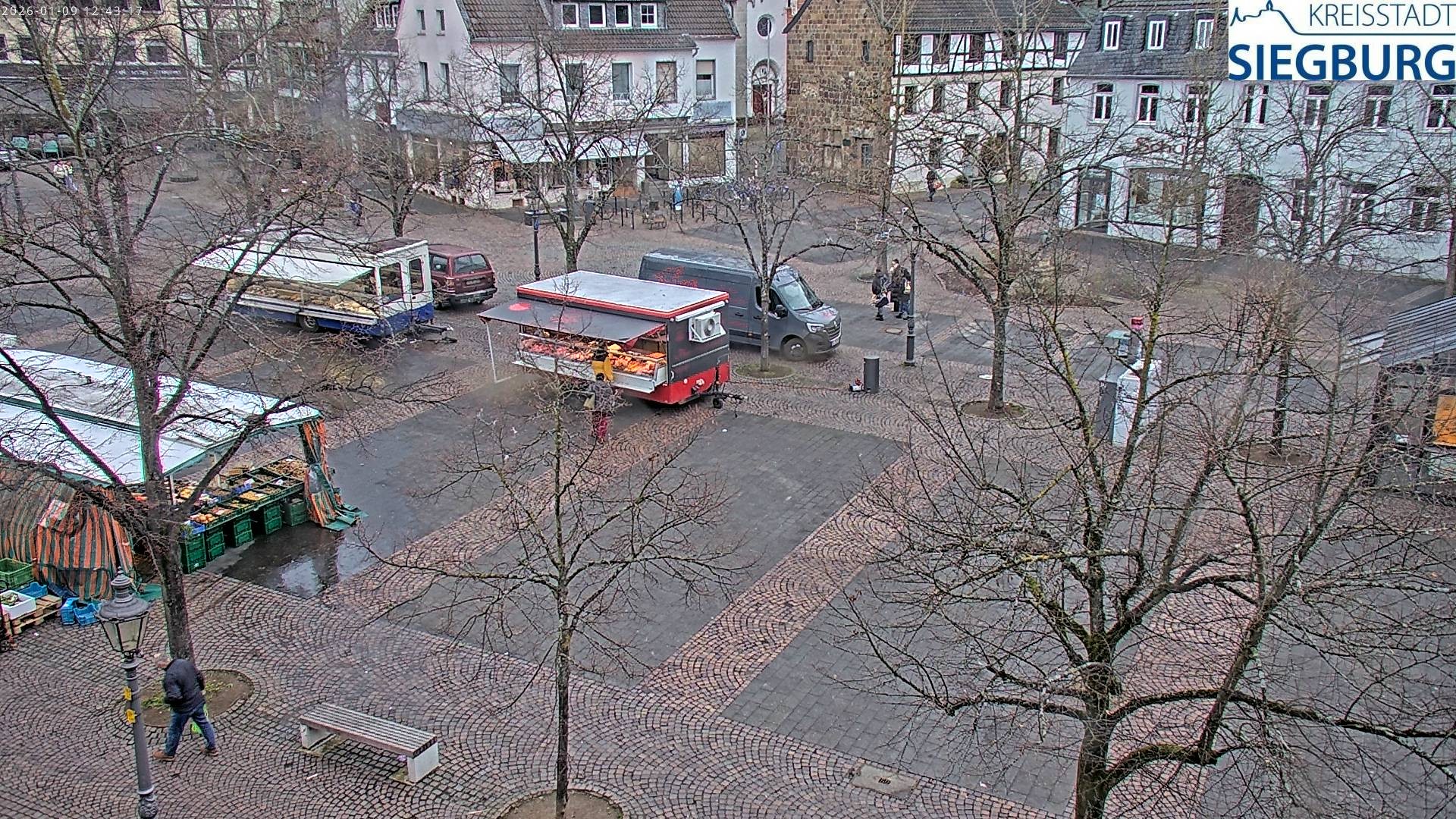Archiv Foto Webcam Siegburg (Nordrhein-Westfalen) - Blick auf Marktplatz