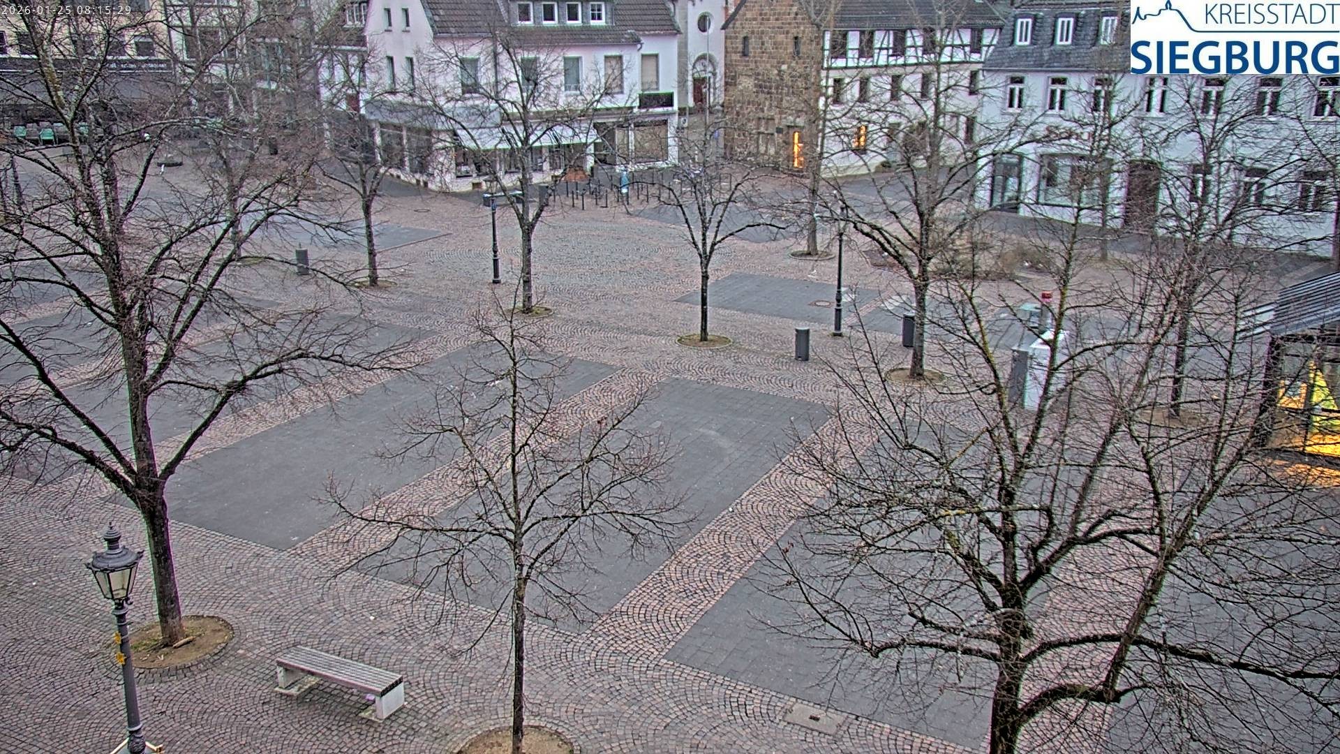 Archiv Foto Webcam Siegburg (Nordrhein-Westfalen) - Blick auf Marktplatz