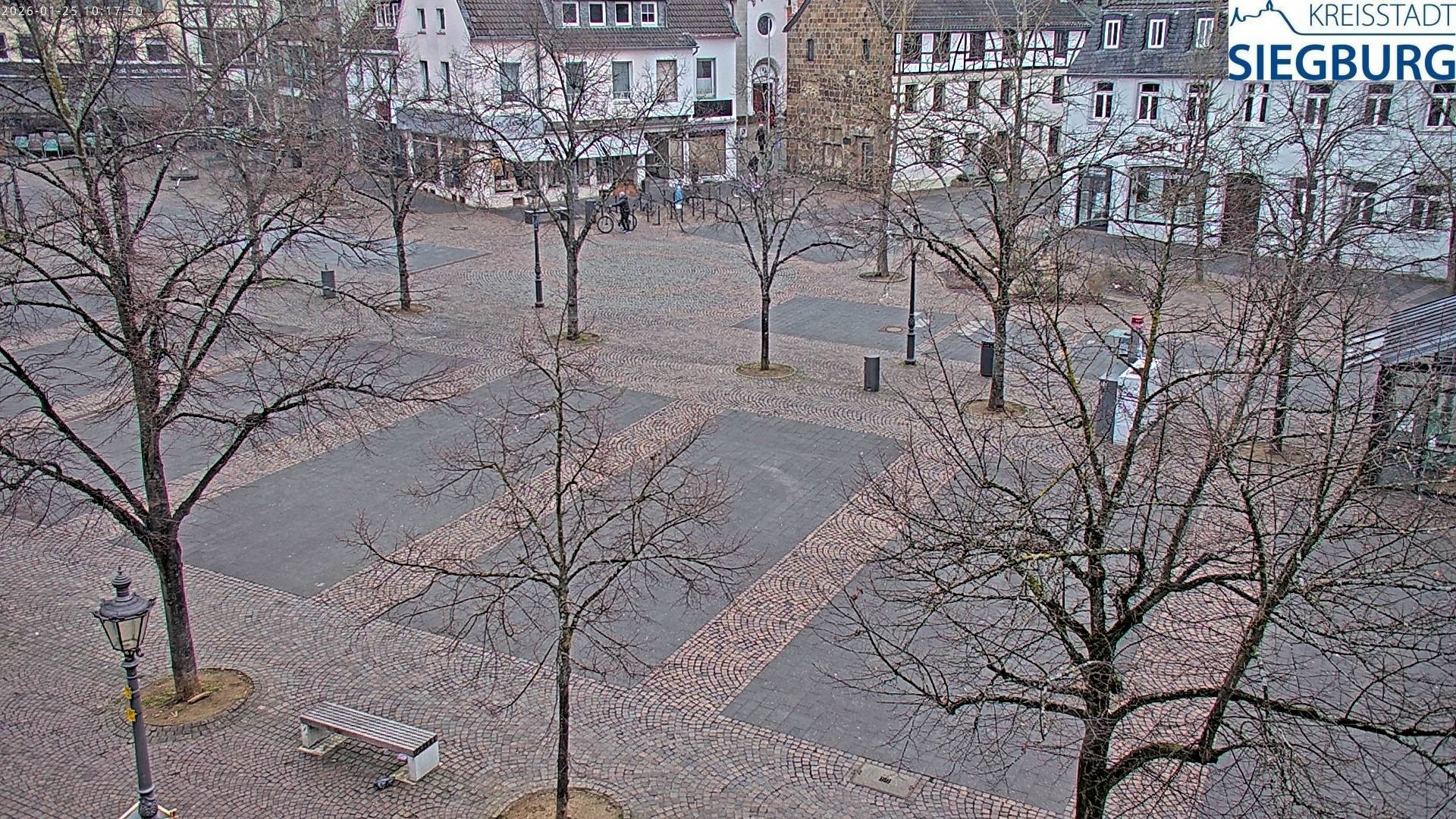 Archiv Foto Webcam Siegburg (Nordrhein-Westfalen) - Blick auf Marktplatz