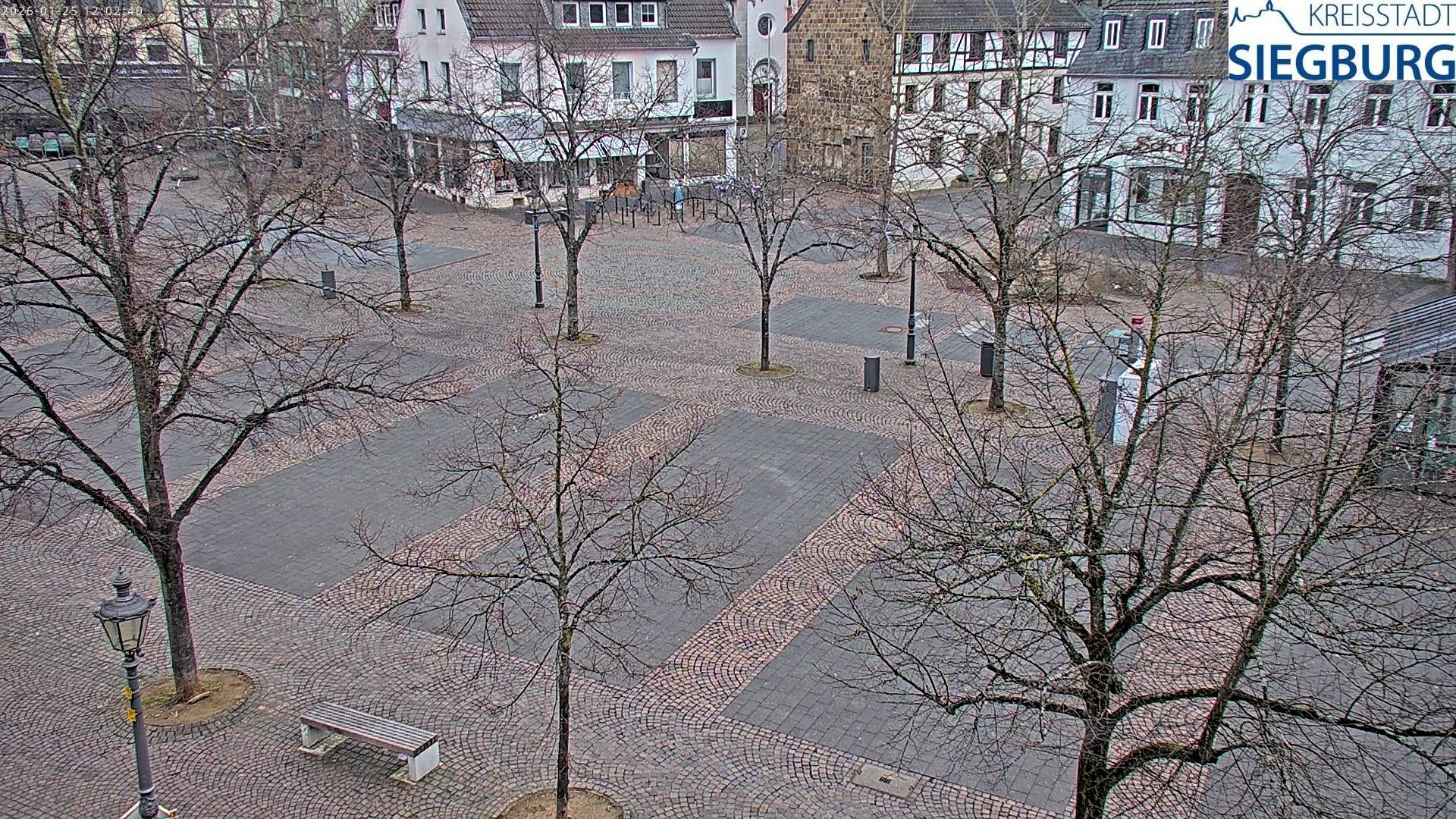 Archiv Foto Webcam Siegburg (Nordrhein-Westfalen) - Blick auf Marktplatz