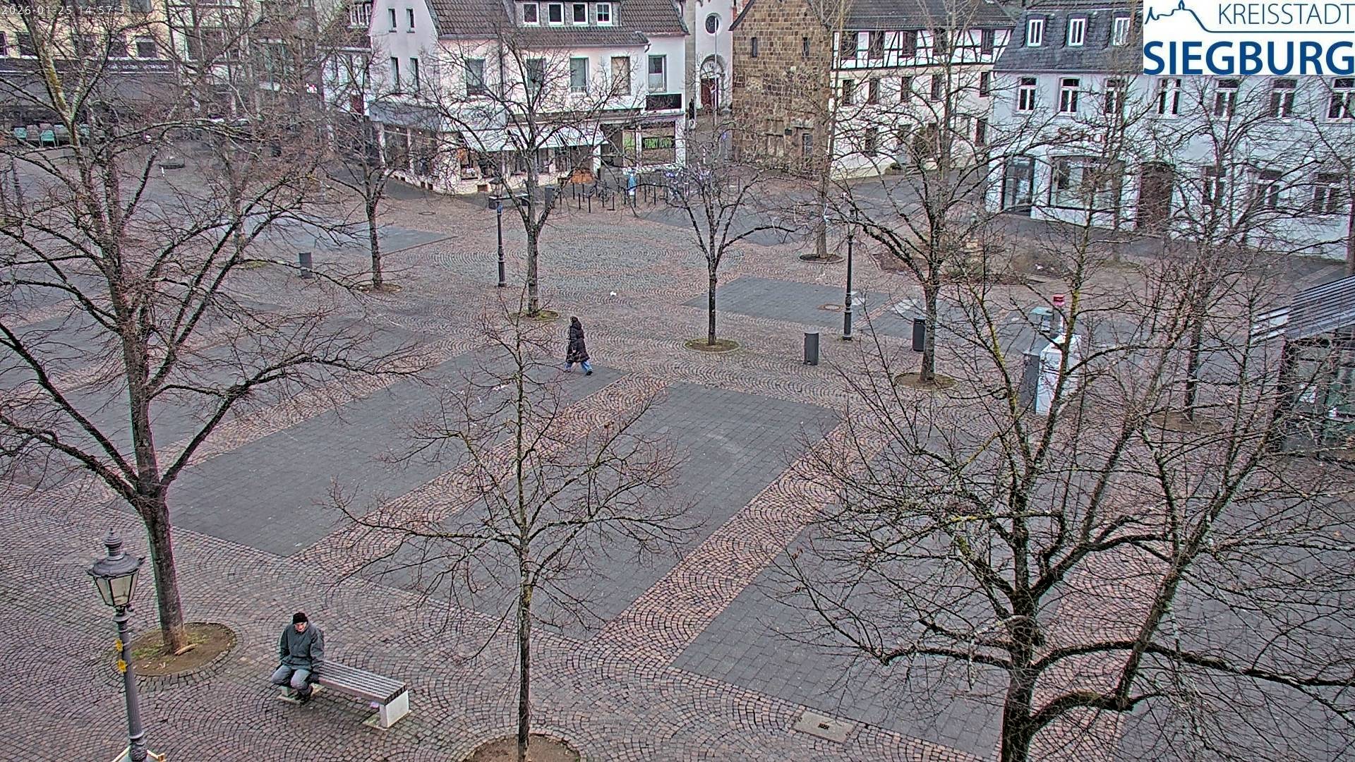 Archiv Foto Webcam Siegburg (Nordrhein-Westfalen) - Blick auf Marktplatz