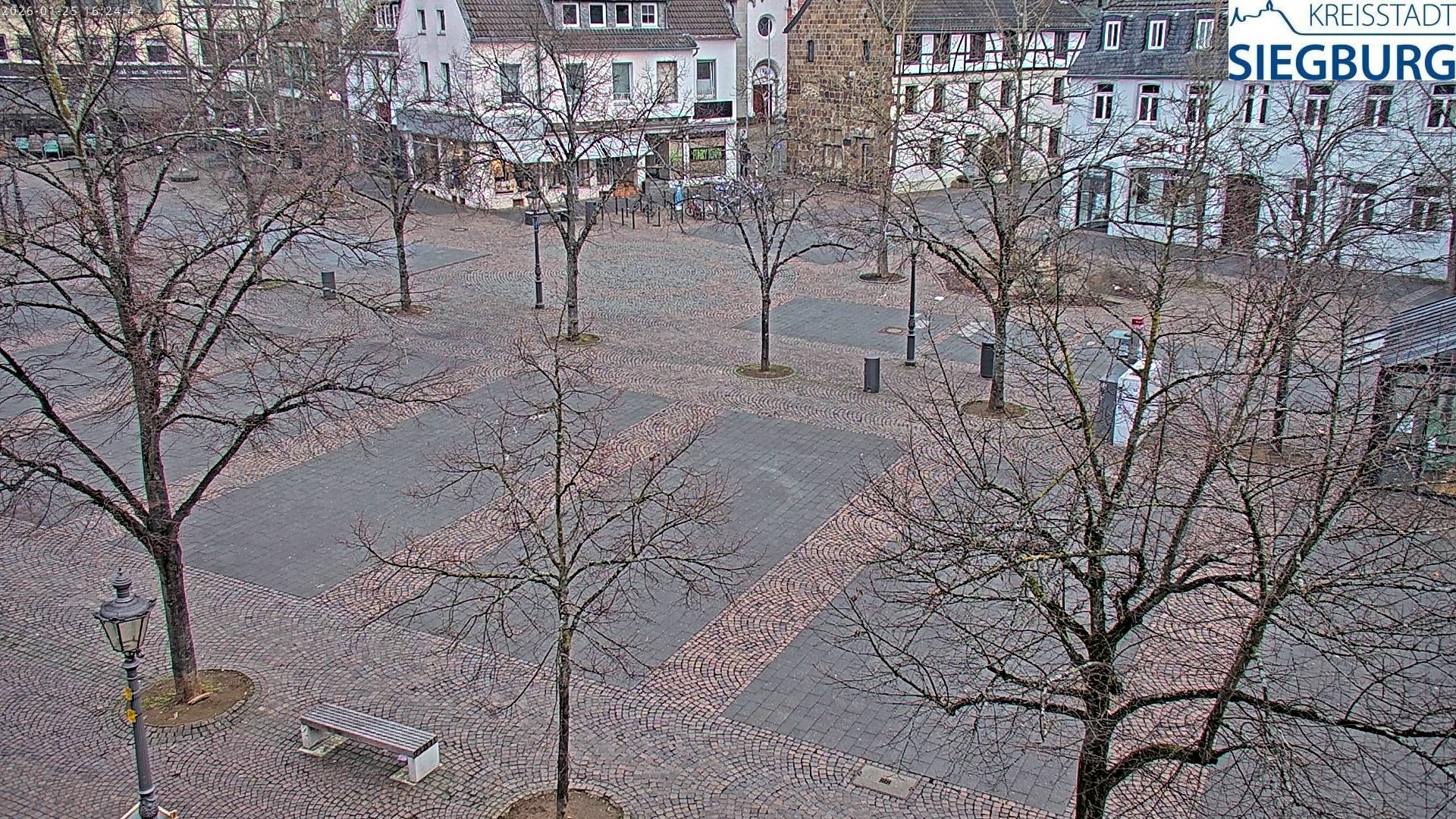 Archiv Foto Webcam Siegburg (Nordrhein-Westfalen) - Blick auf Marktplatz