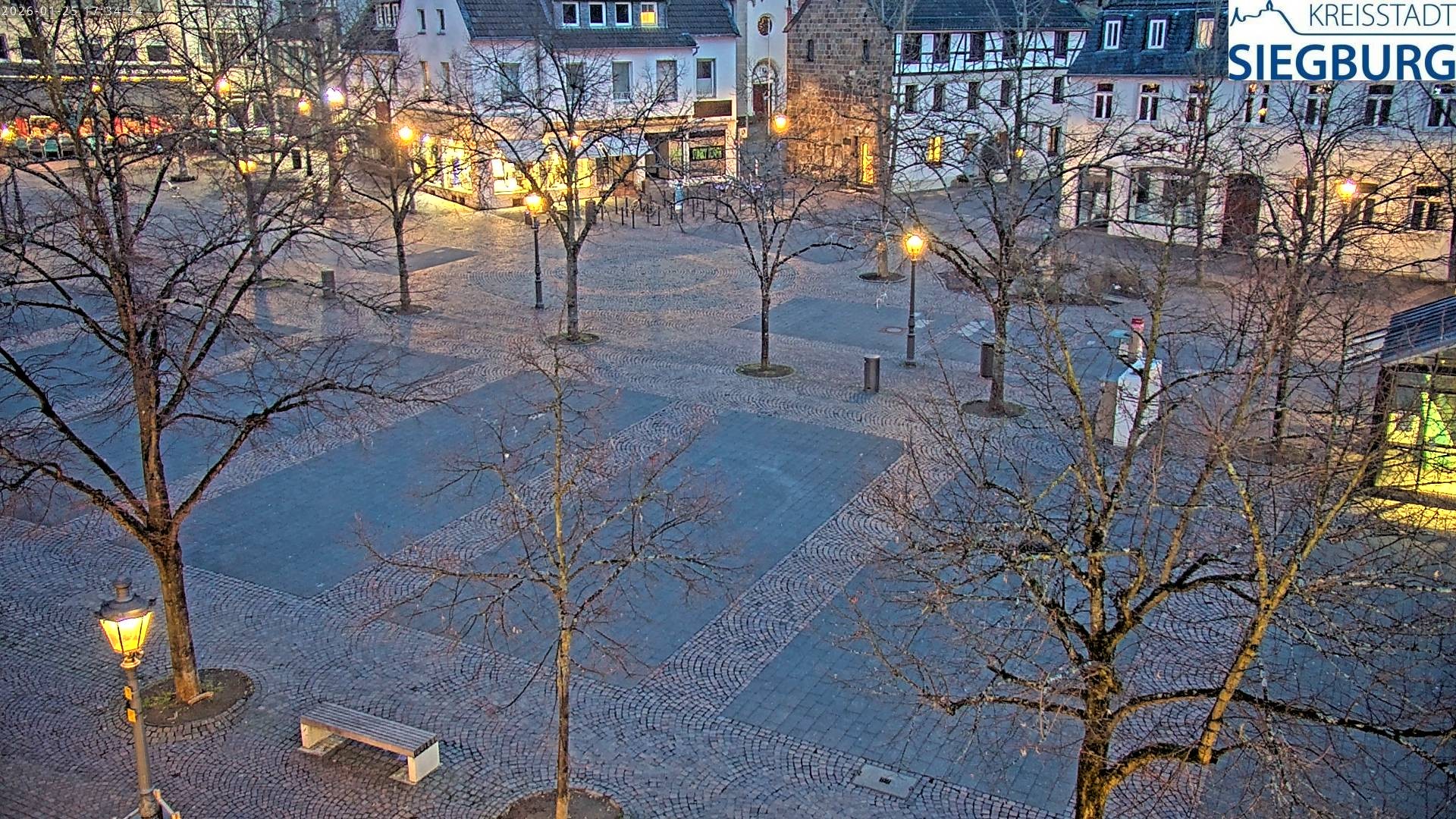 Archiv Foto Webcam Siegburg (Nordrhein-Westfalen) - Blick auf Marktplatz