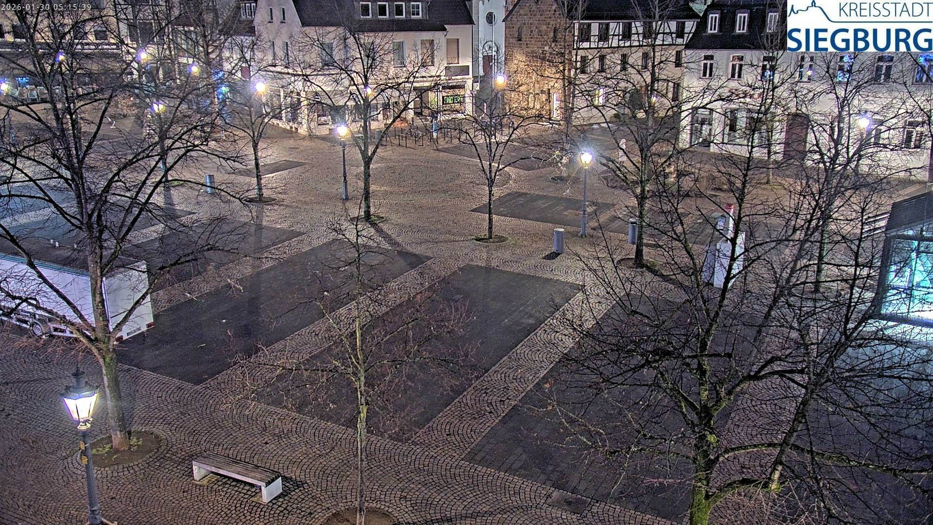 Archived image Webcam Siegburg (Noth Rhine-Westphalia) - View towards market square