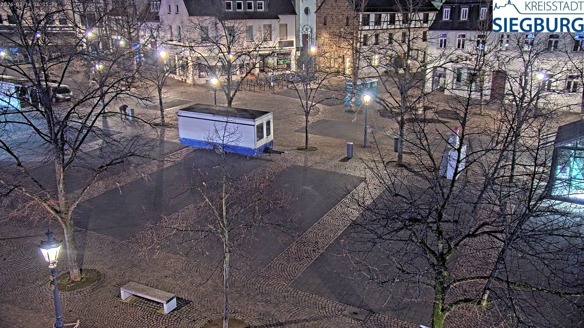 Archiv Foto Webcam Siegburg (Nordrhein-Westfalen) - Blick auf Marktplatz