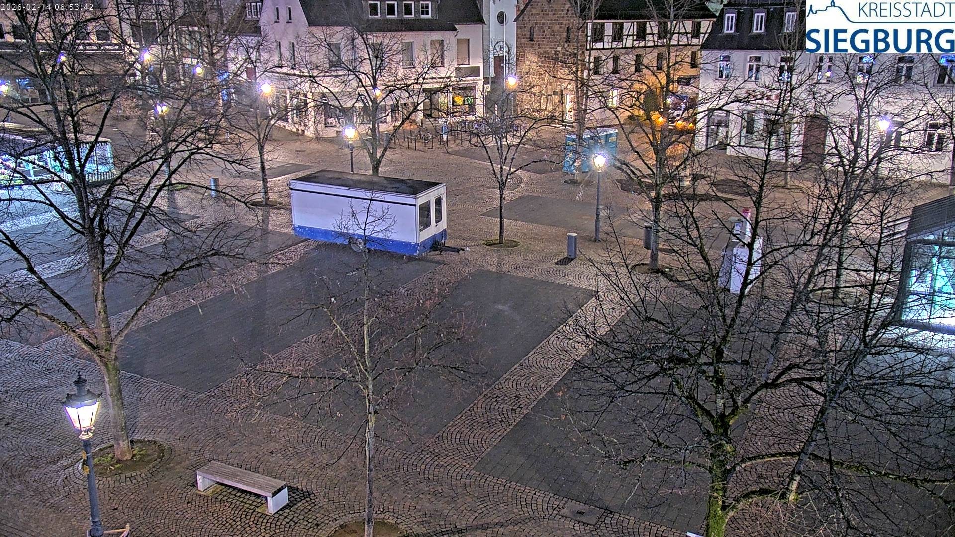 Archiv Foto Webcam Siegburg (Nordrhein-Westfalen) - Blick auf Marktplatz