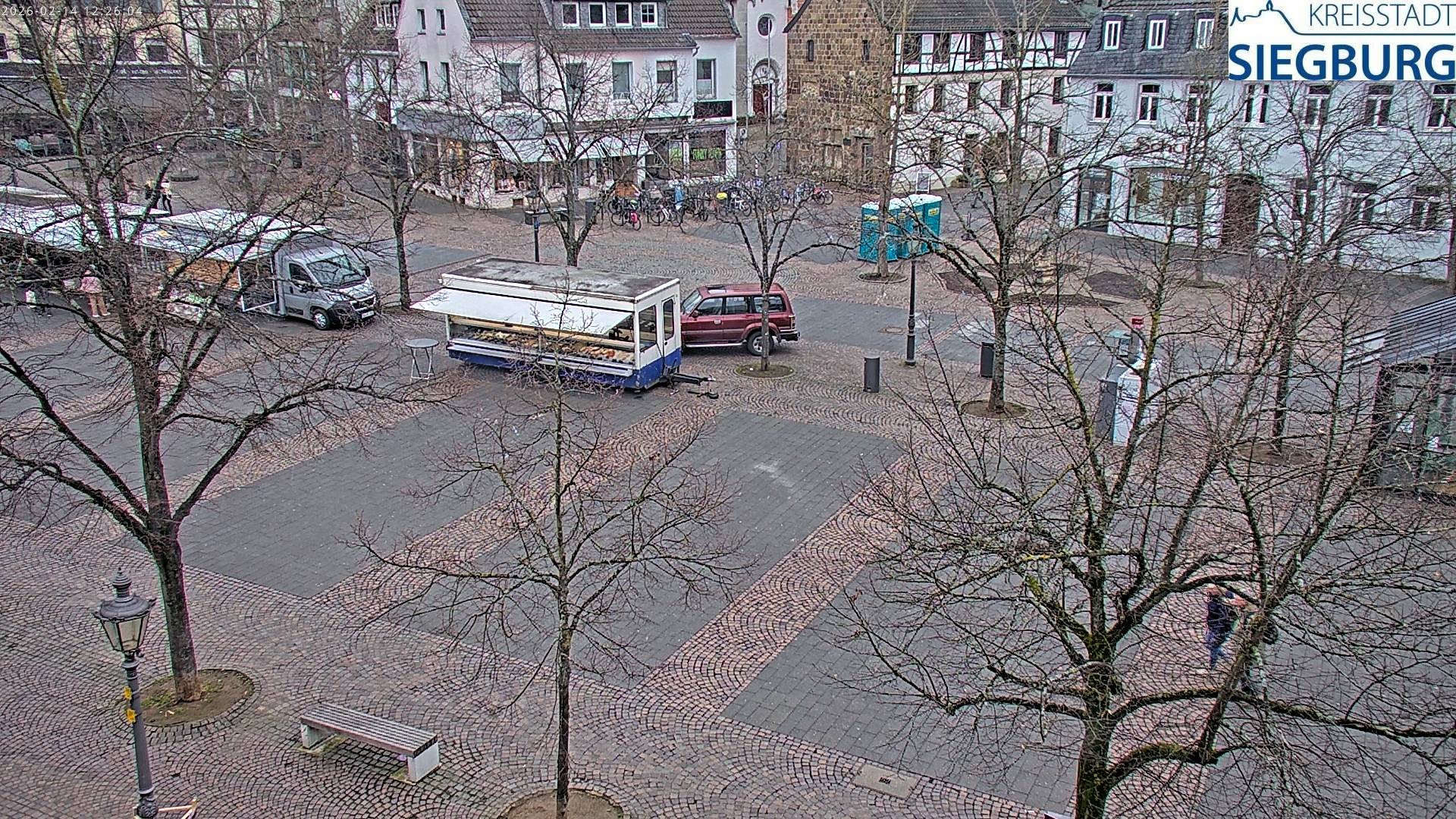 Archiv Foto Webcam Siegburg (Nordrhein-Westfalen) - Blick auf Marktplatz