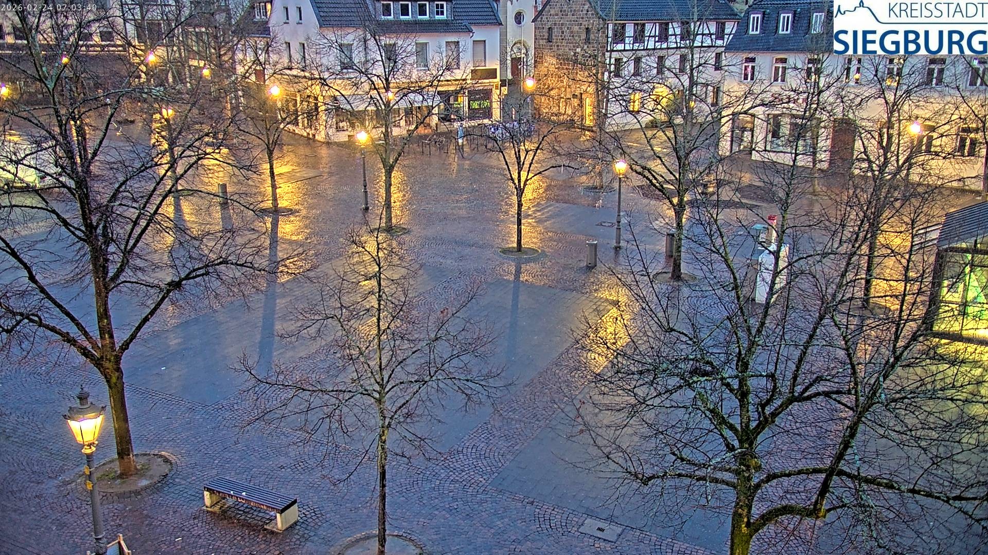 Archiv Foto Webcam Siegburg (Nordrhein-Westfalen) - Blick auf Marktplatz