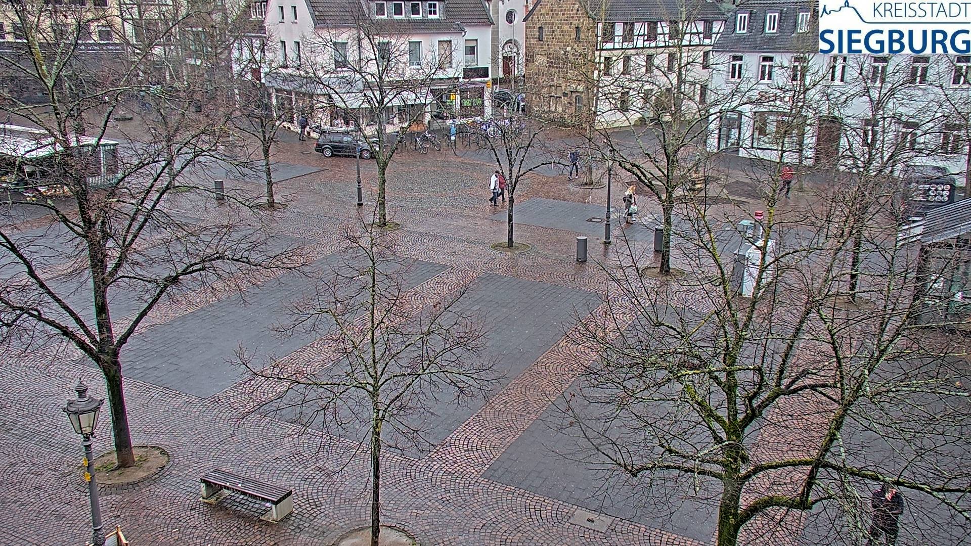Archiv Foto Webcam Siegburg (Nordrhein-Westfalen) - Blick auf Marktplatz