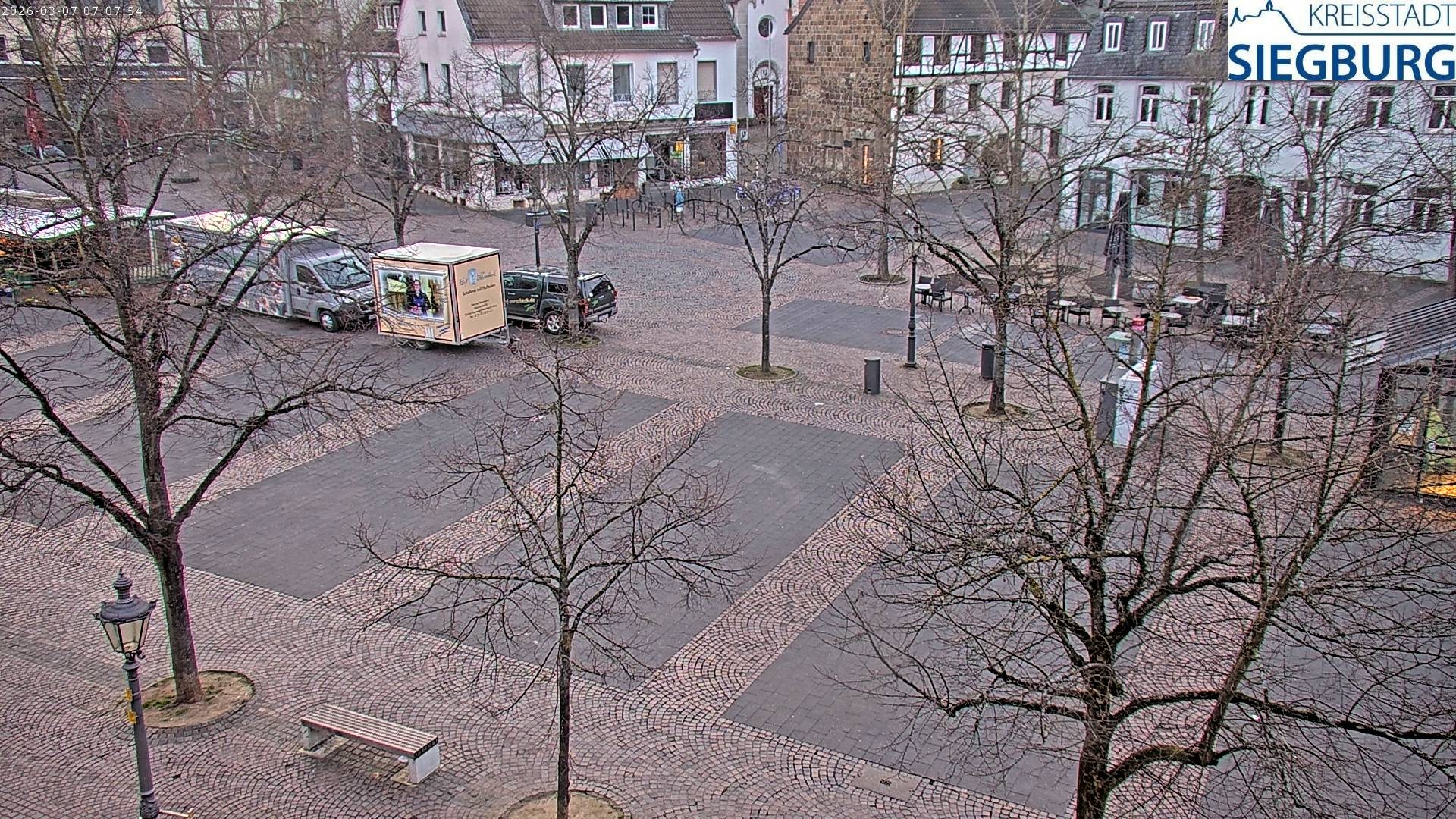 Archiv Foto Webcam Siegburg (Nordrhein-Westfalen) - Blick auf Marktplatz