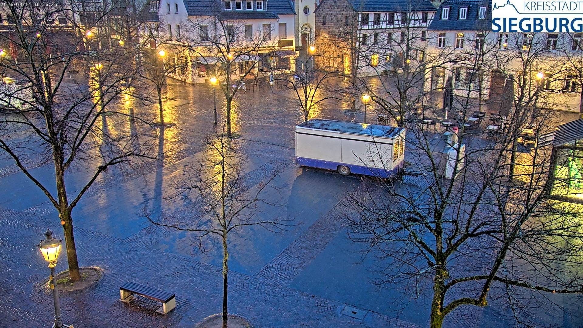 Archiv Foto Webcam Siegburg (Nordrhein-Westfalen) - Blick auf Marktplatz