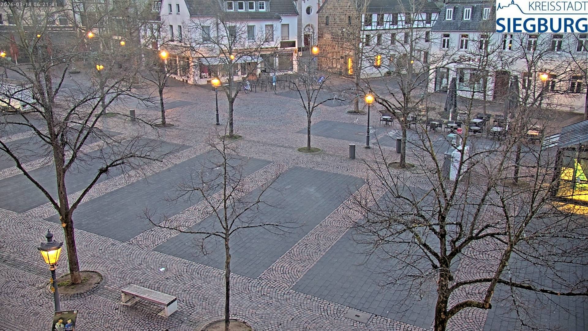 Archiv Foto Webcam Siegburg (Nordrhein-Westfalen) - Blick auf Marktplatz