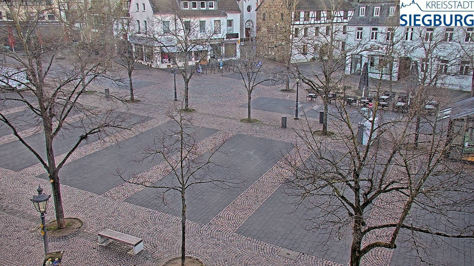 Archiv Foto Webcam Siegburg (Nordrhein-Westfalen) - Blick auf Marktplatz