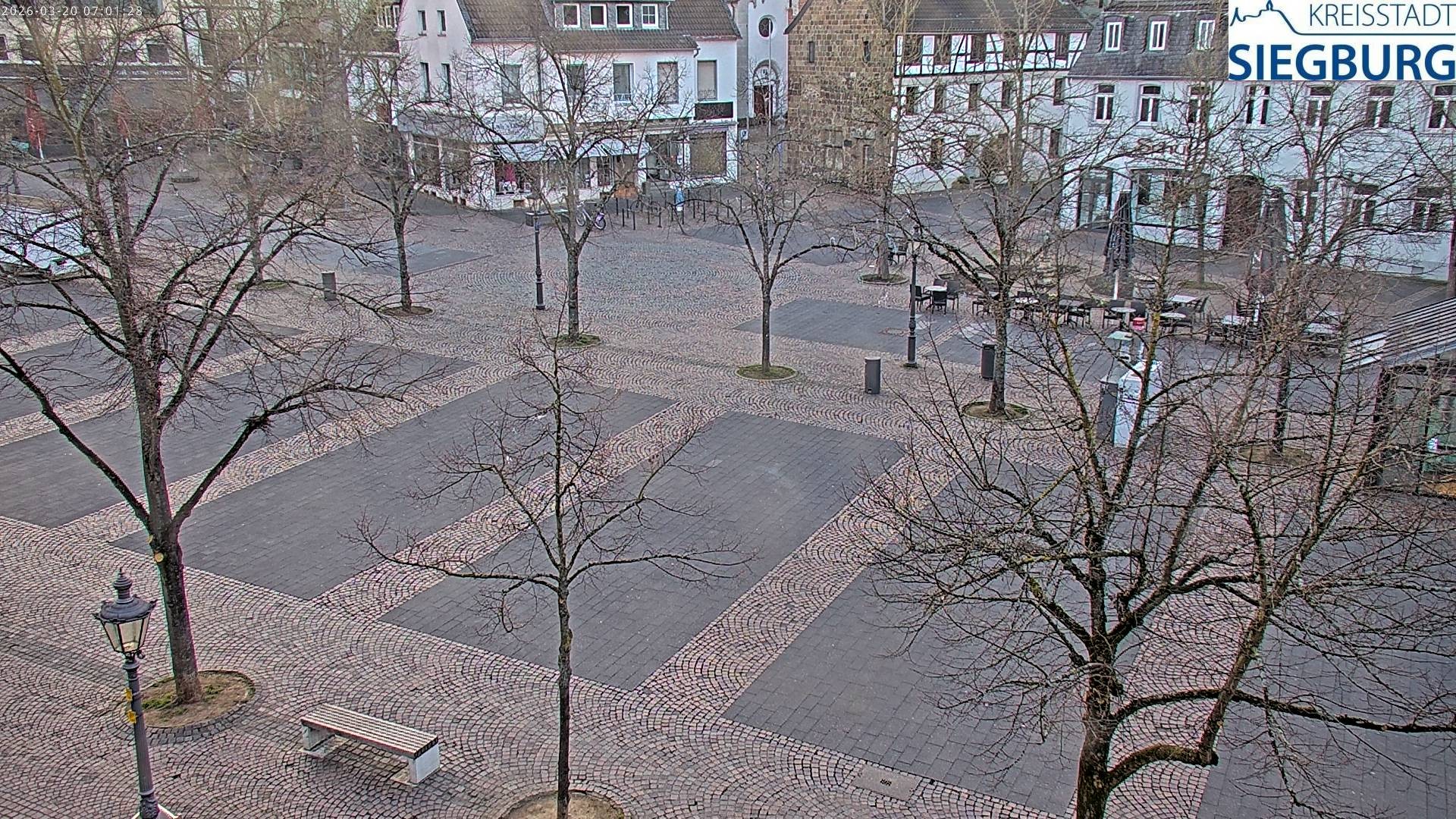 Archiv Foto Webcam Siegburg (Nordrhein-Westfalen) - Blick auf Marktplatz