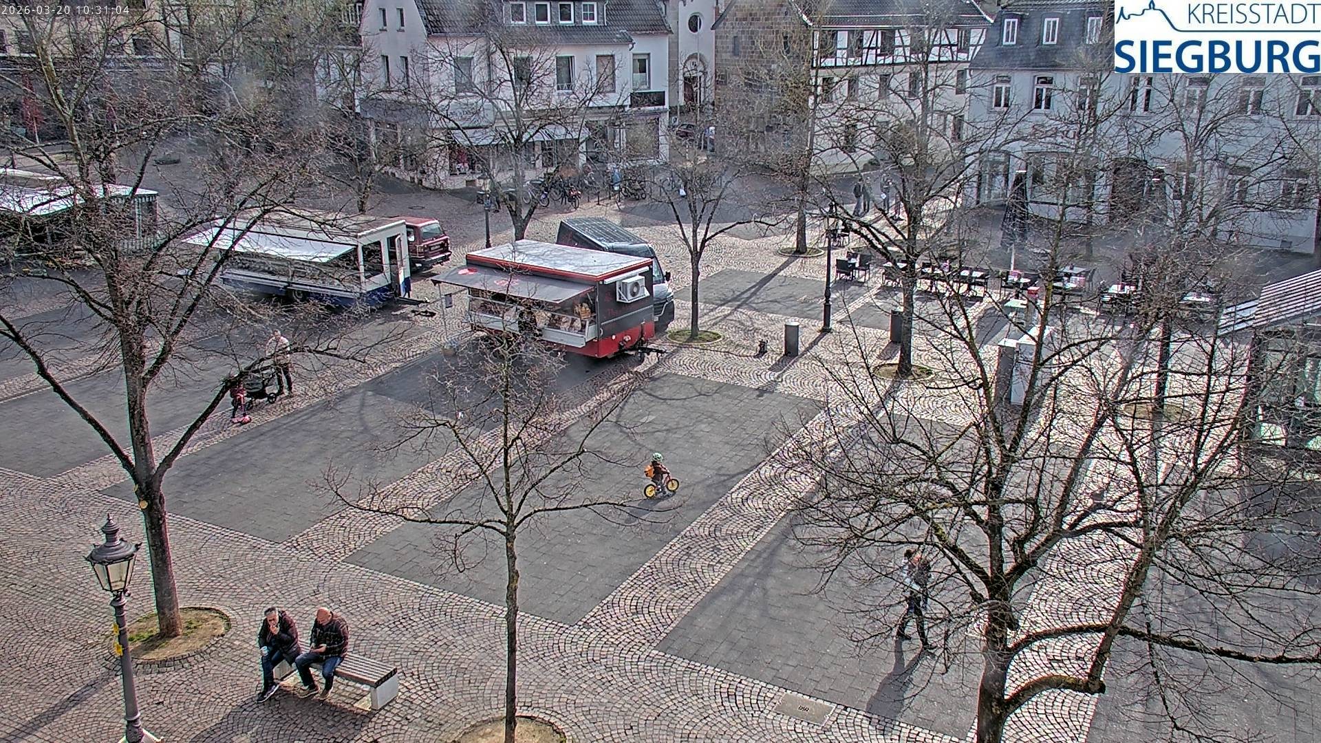 Archiv Foto Webcam Siegburg (Nordrhein-Westfalen) - Blick auf Marktplatz